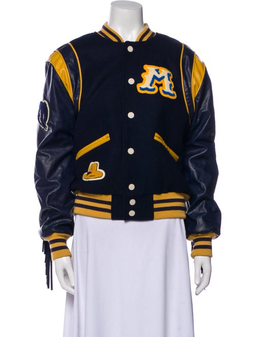 Mother Wool Graphic Print Bomber Jacket