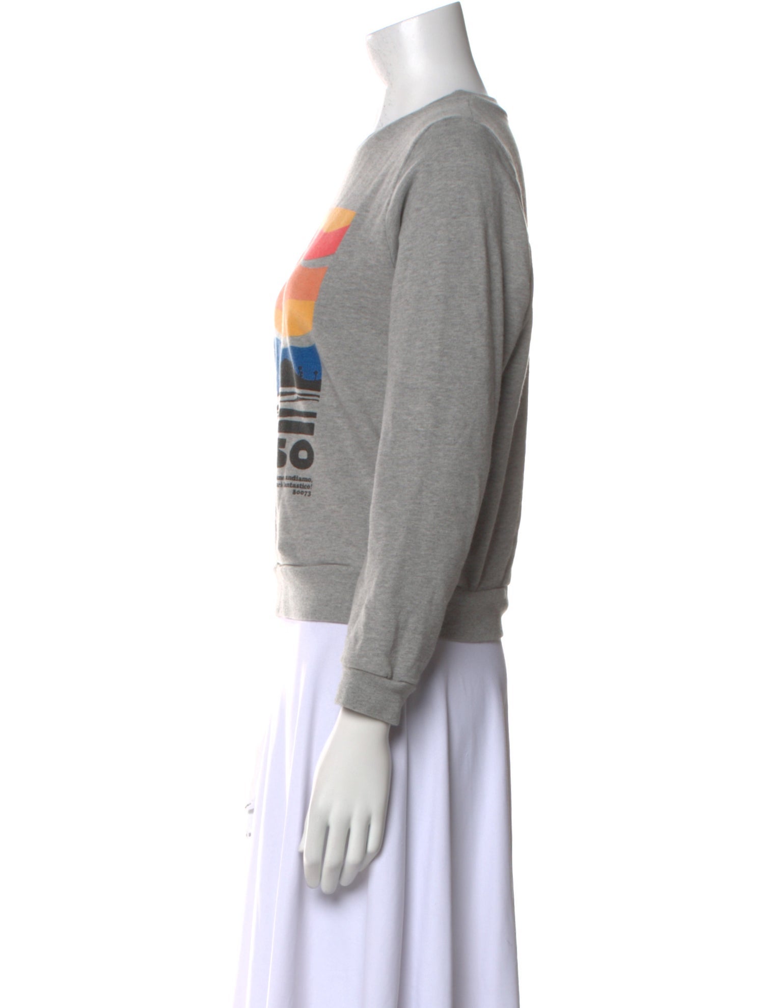 Mother Graphic Print Crew Neck Sweatshirt