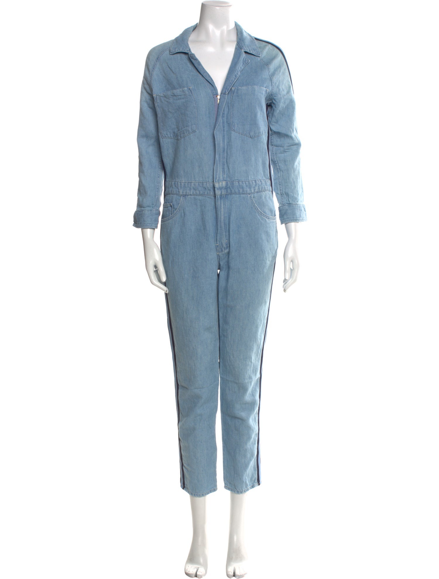 Mother V-Neck Jumpsuit