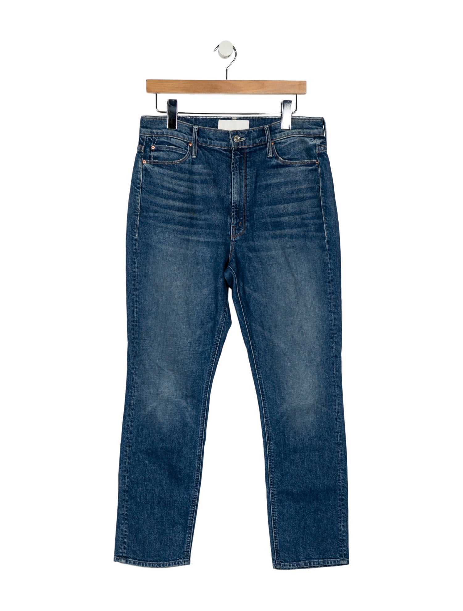 Mother High-Rise Straight Leg Jeans
