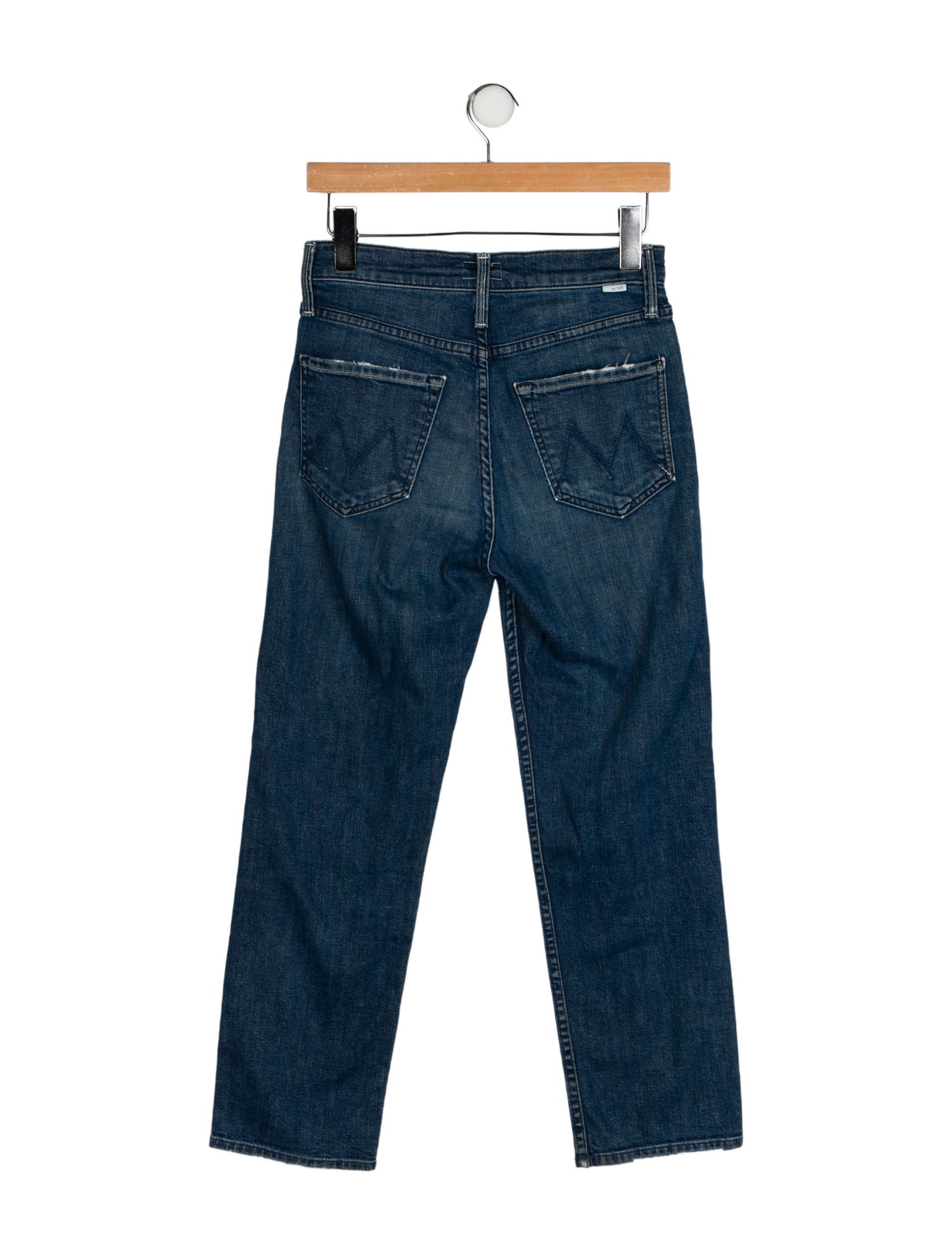 Mother High-Rise Straight Leg Jeans