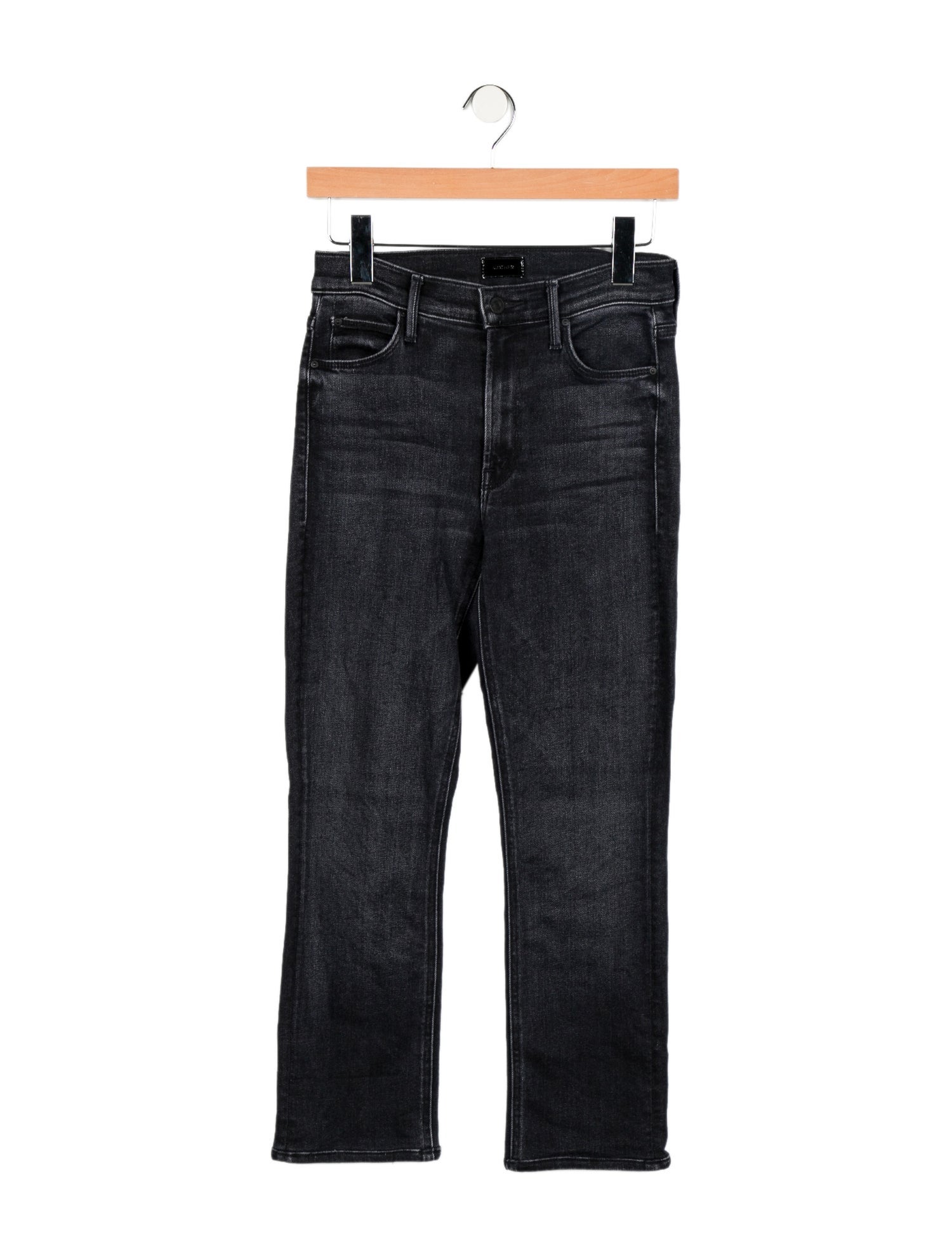 Mother Mid-Rise Straight Leg Jeans