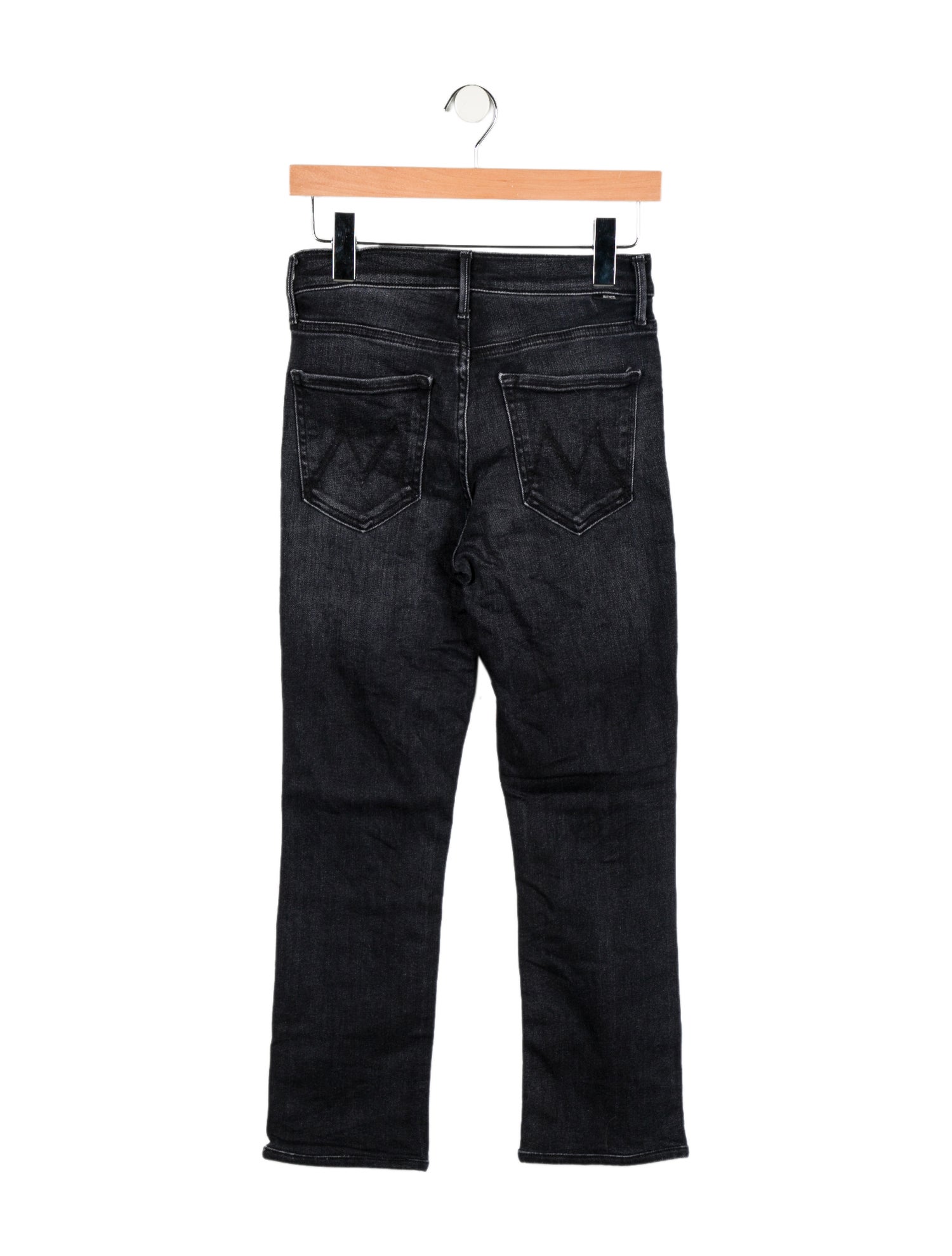 Mother Mid-Rise Straight Leg Jeans