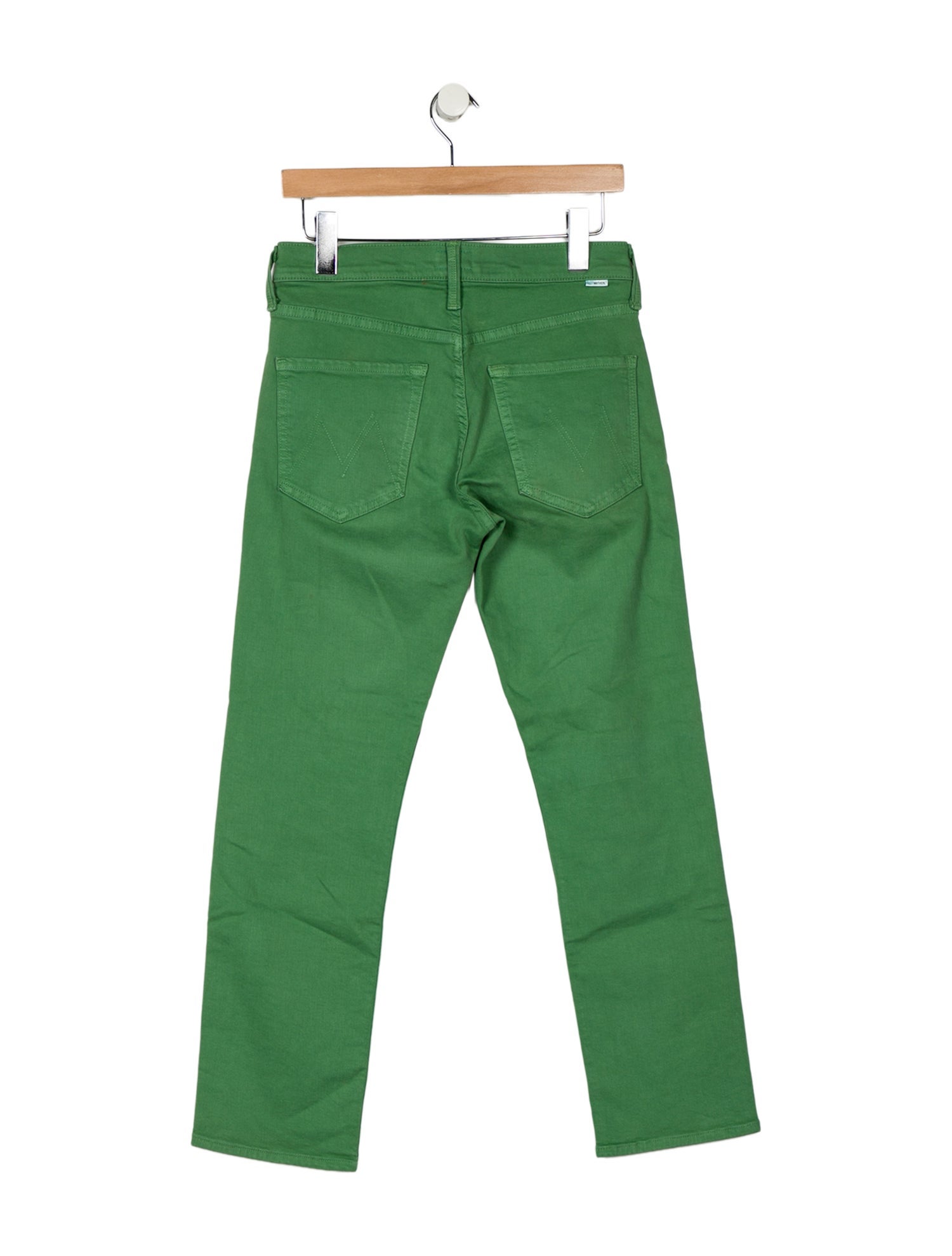 Mother Mid-Rise Straight Leg Jeans