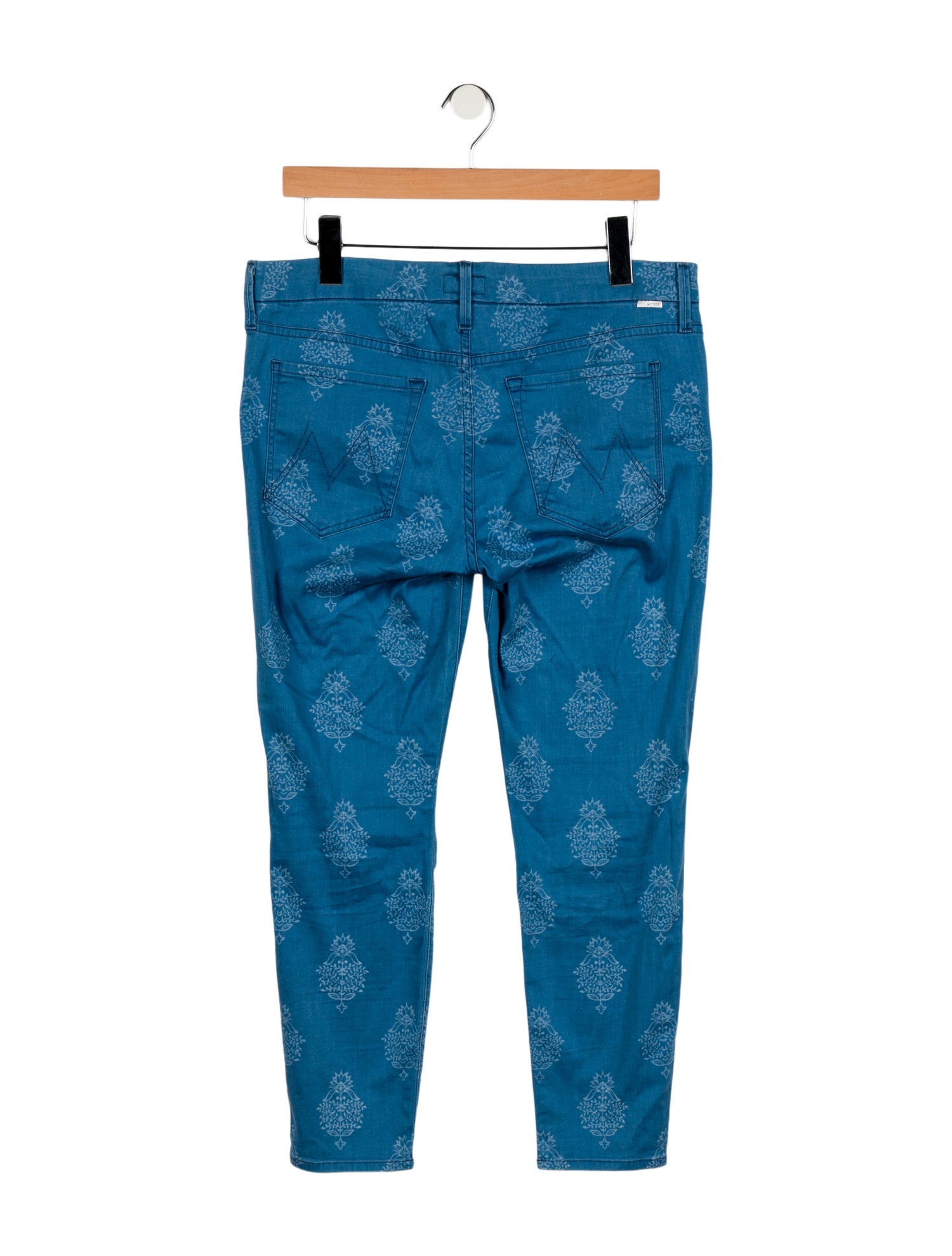 Mother Mid-Rise Skinny Leg Jeans