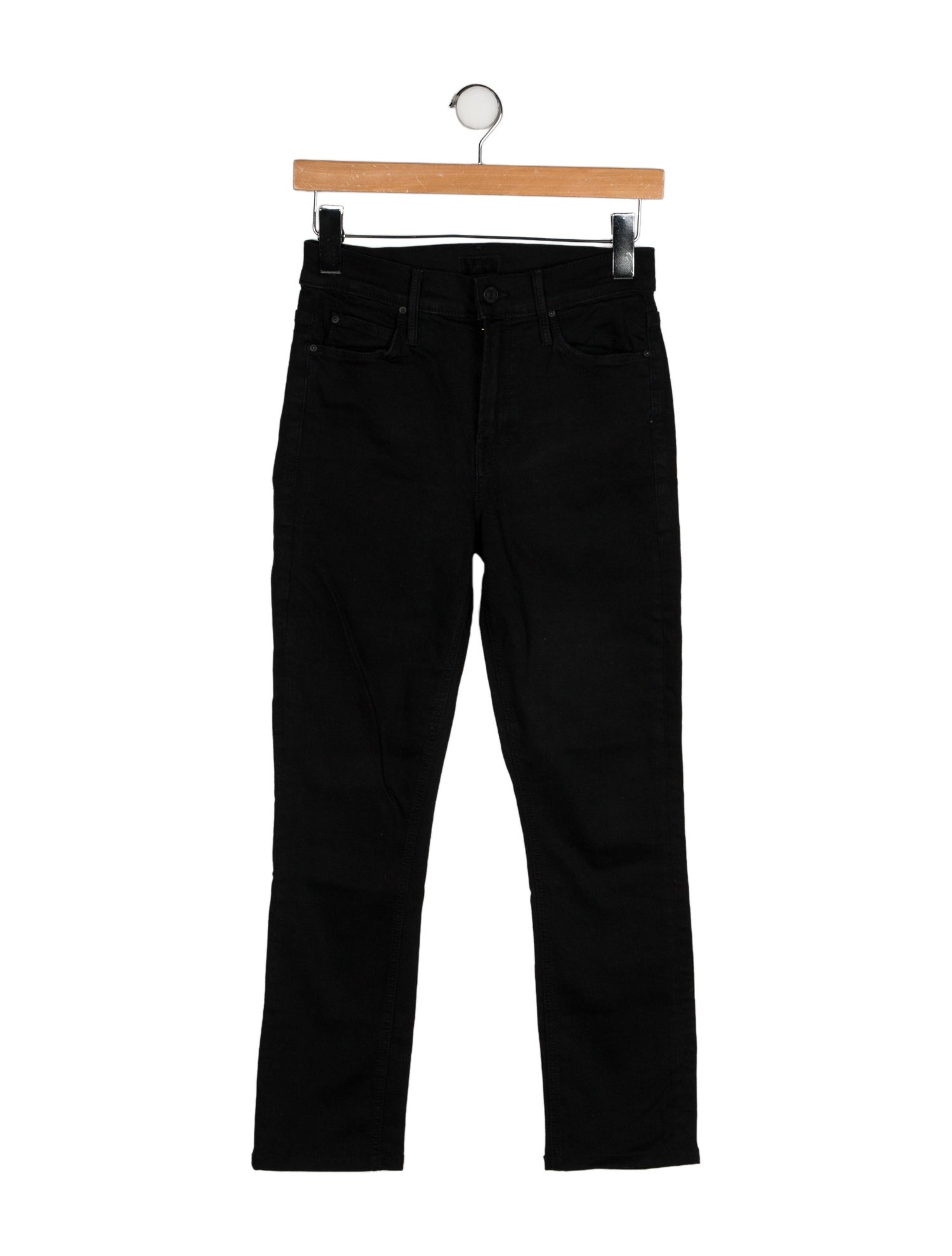 Mother Mid-Rise Straight Leg Jeans