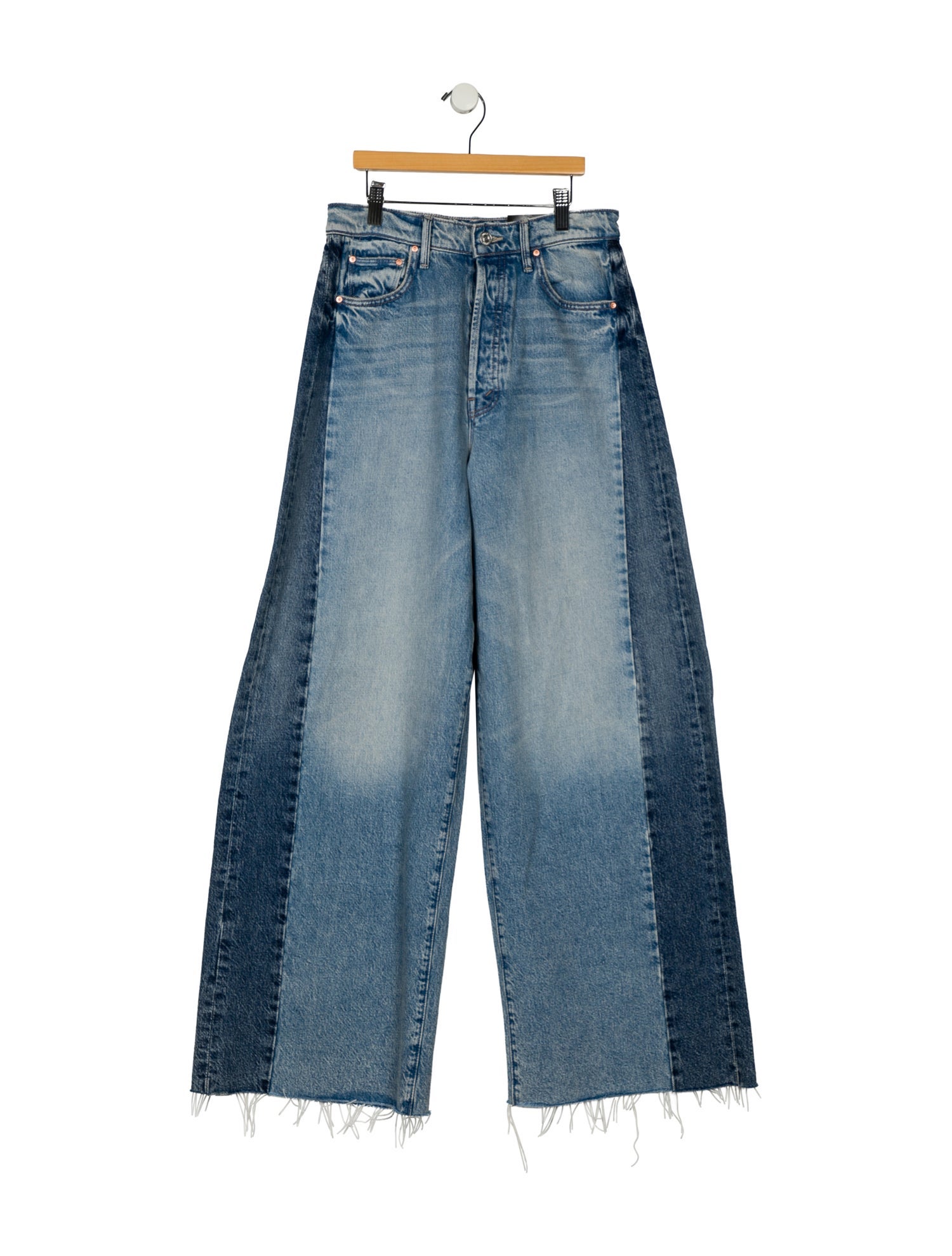 Mother High-Rise Wide Leg Jeans