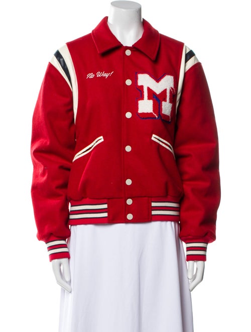 Mother Wool Graphic Print Bomber Jacket