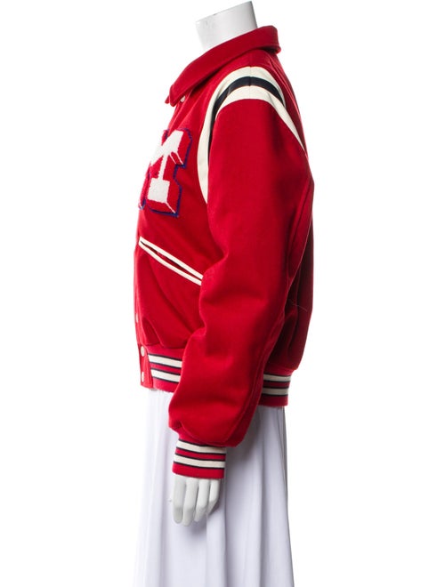 Mother Wool Graphic Print Bomber Jacket