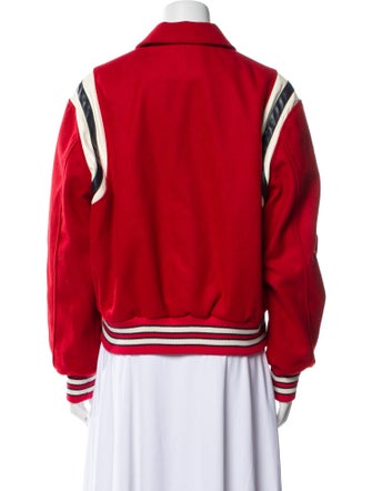 Mother Wool Graphic Print Bomber Jacket