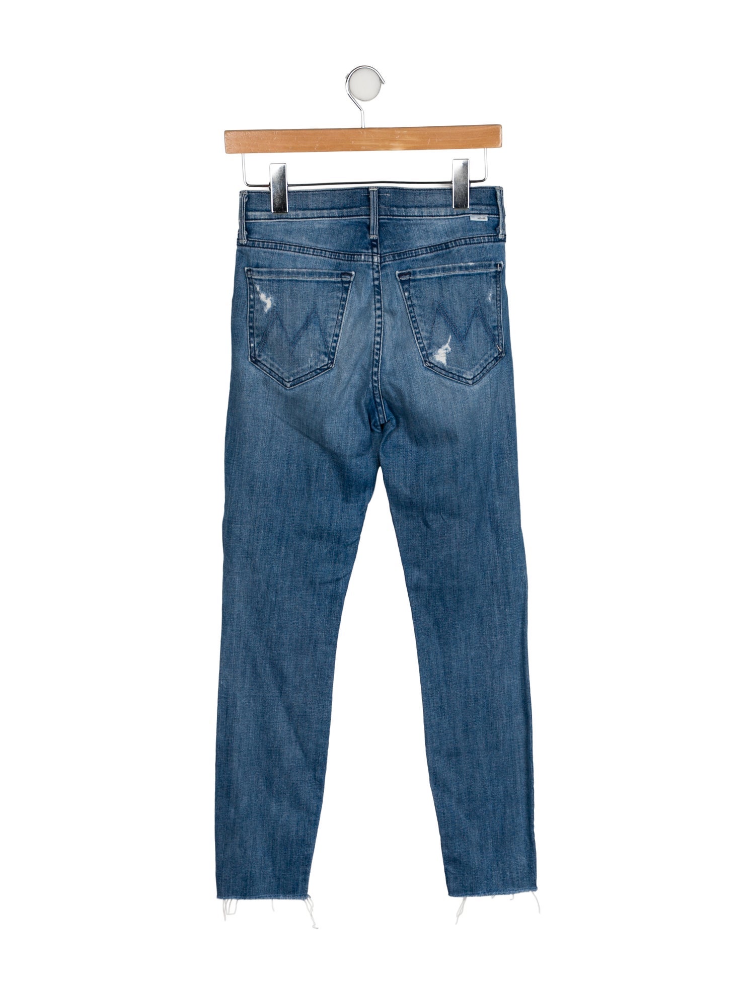 Mother Mid-Rise Skinny Leg Jeans