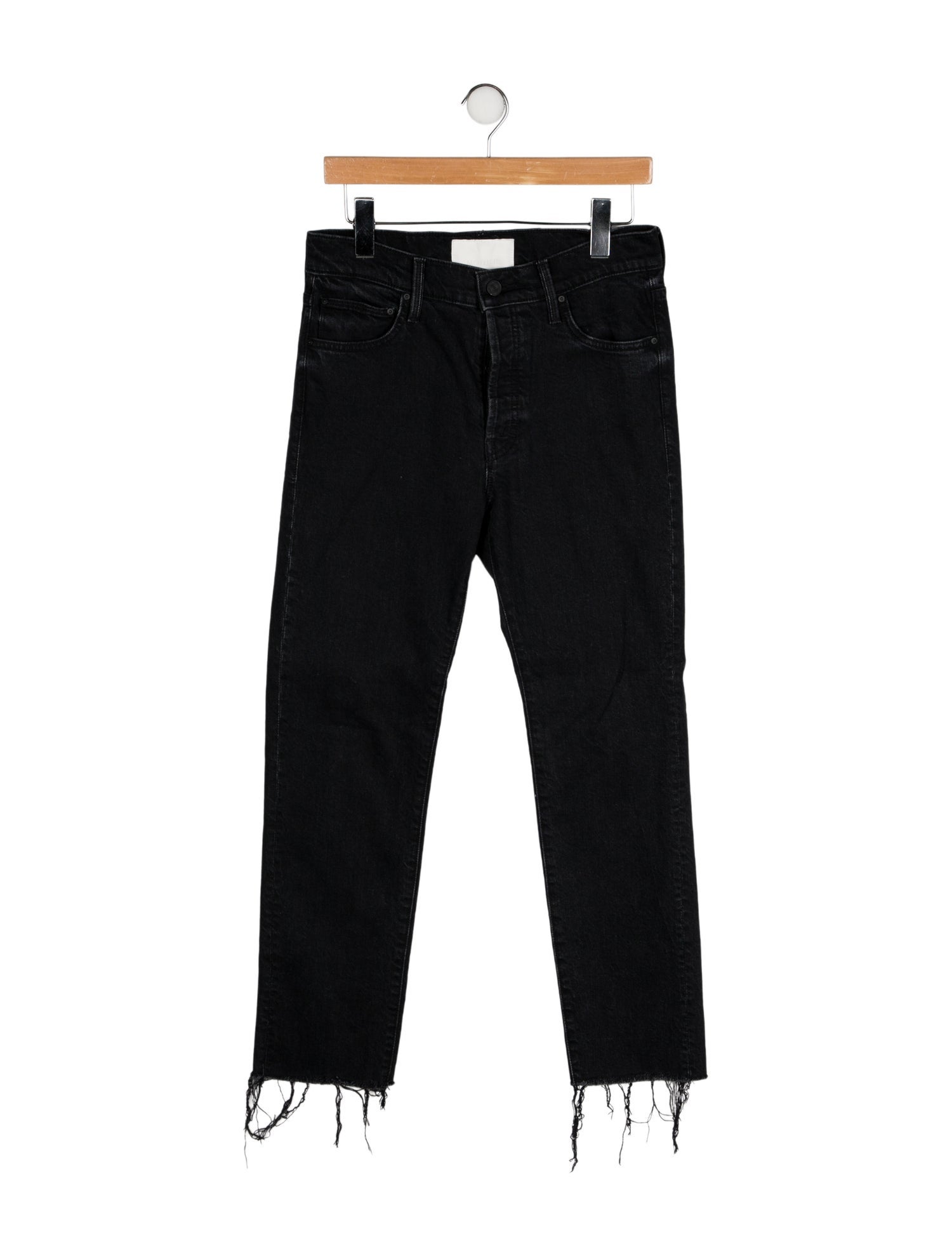 Mother Mid-Rise Straight Leg Jeans