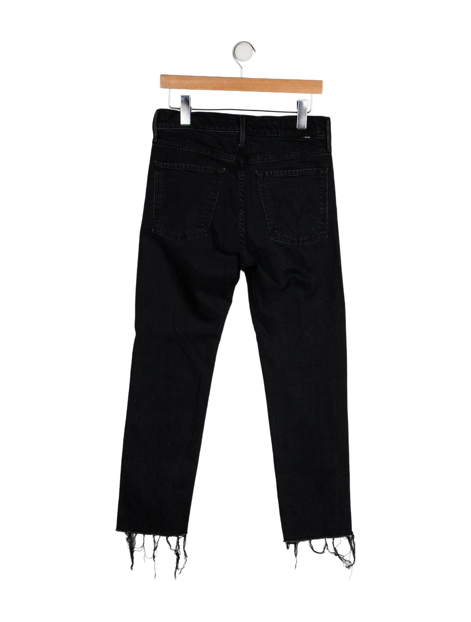 Mother Mid-Rise Straight Leg Jeans