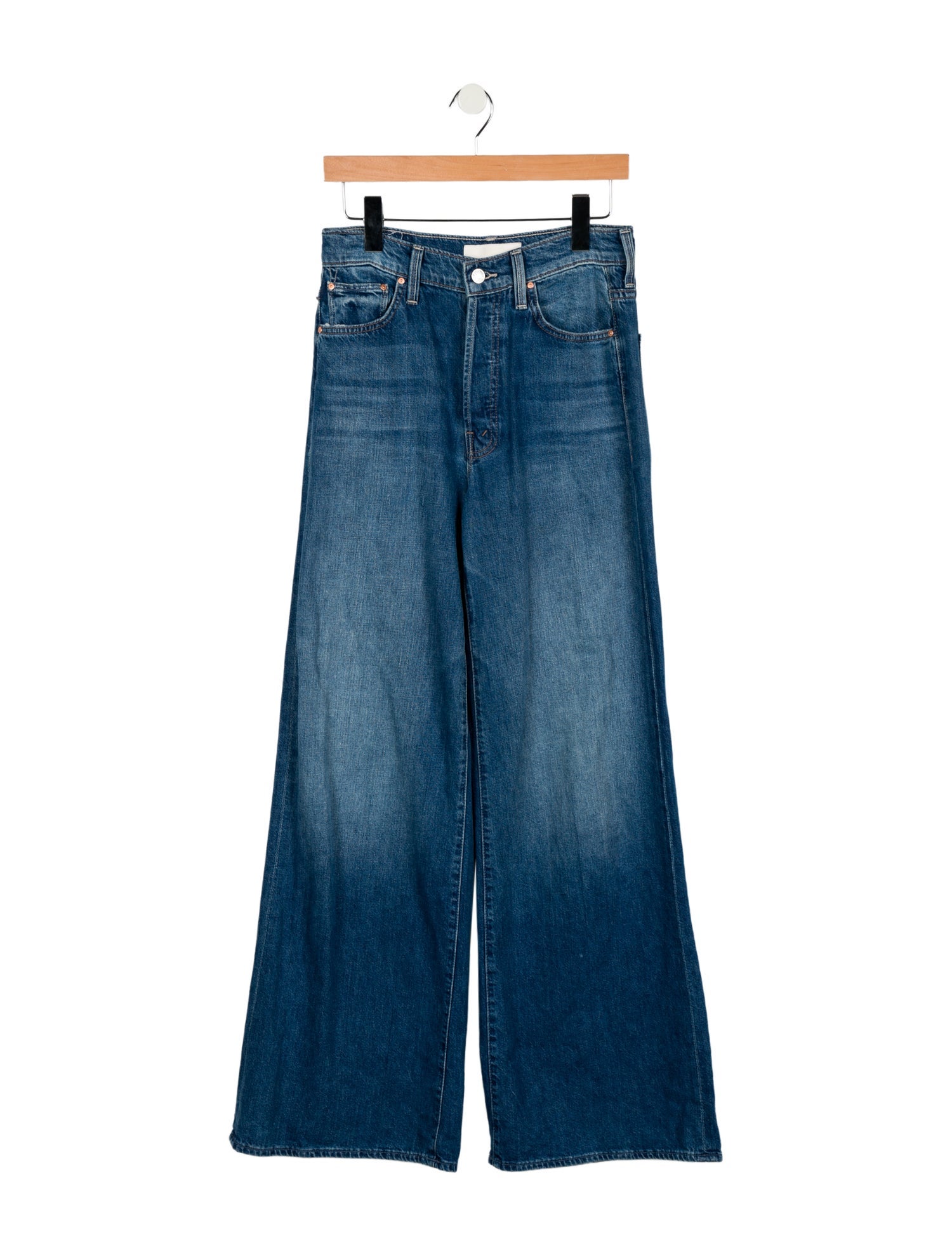 Mother High-Rise Wide Leg Jeans