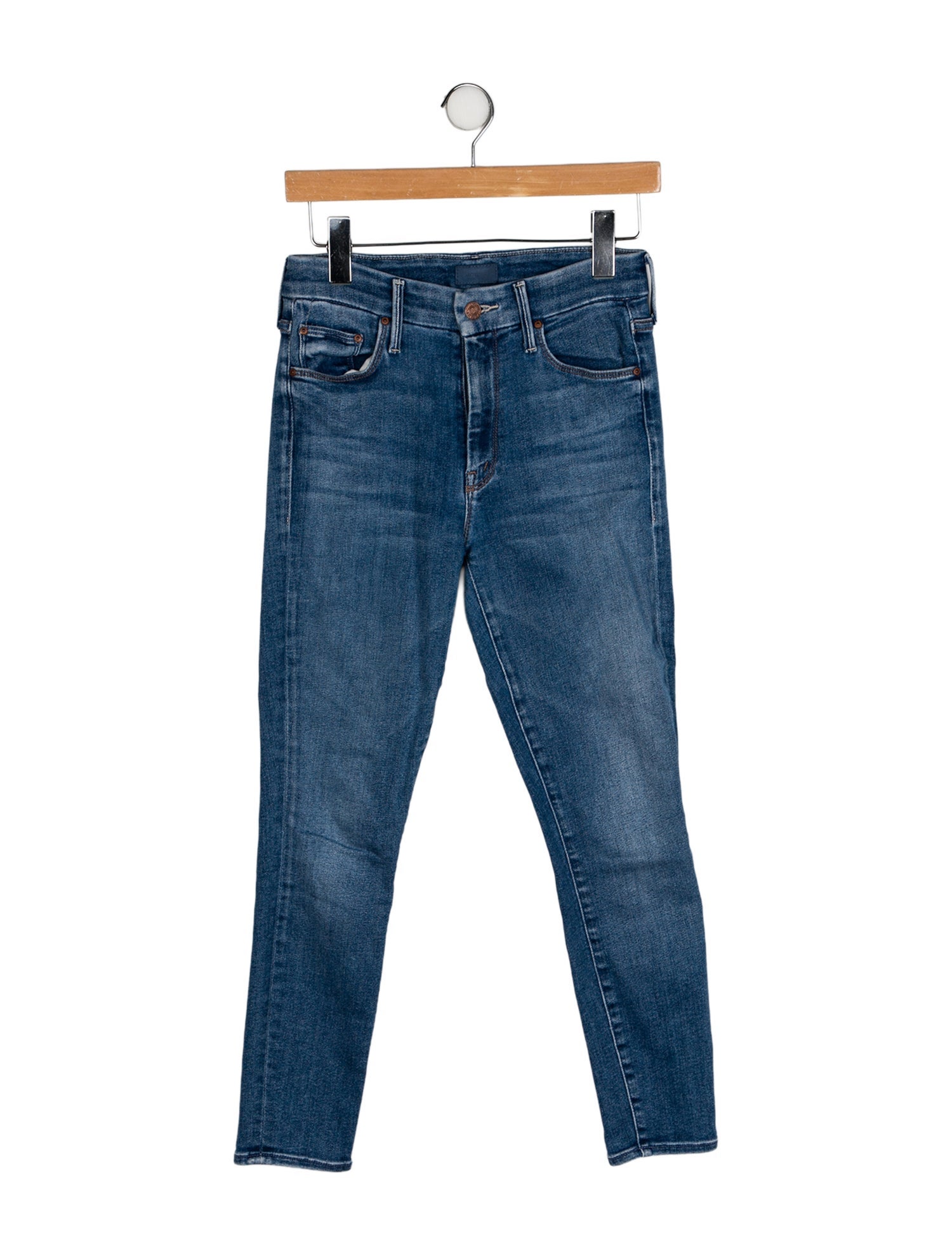 Mother High-Rise Skinny Leg Jeans