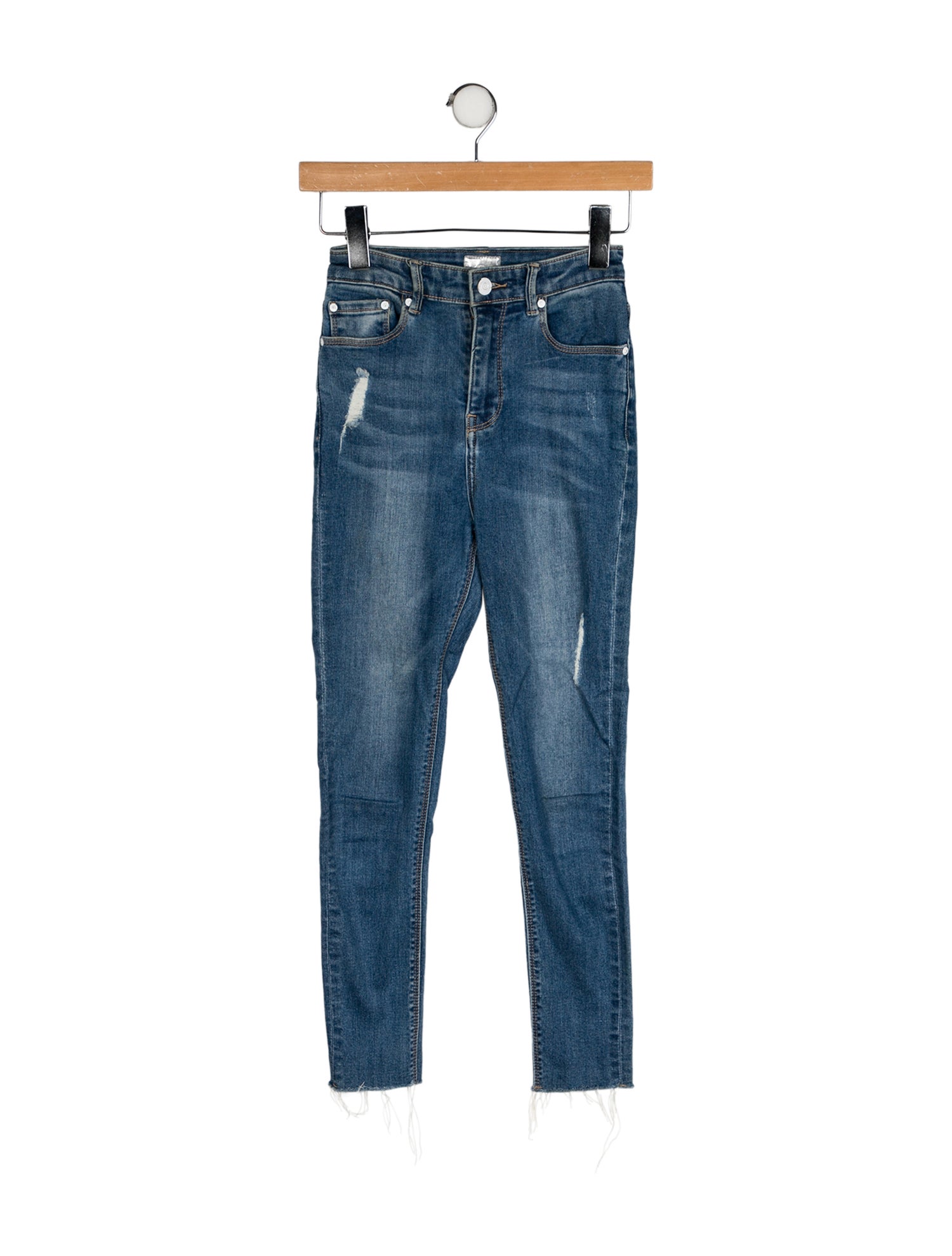 Mother Mid-Rise Skinny Leg Jeans