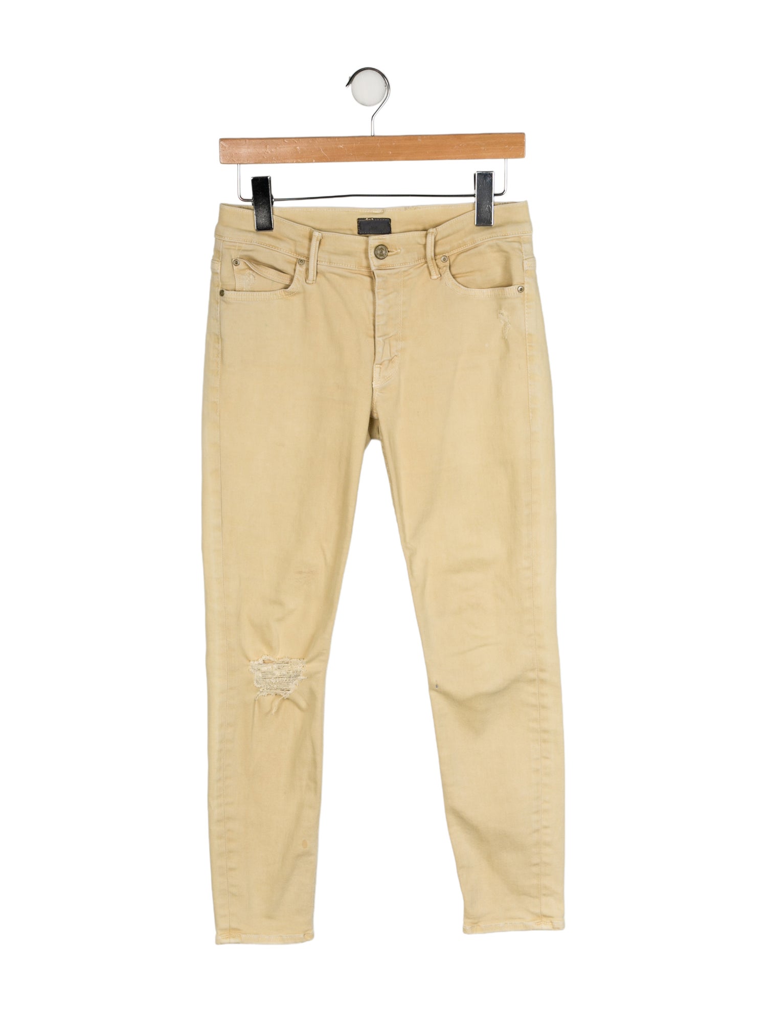 Mother Mid-Rise Skinny Leg Jeans