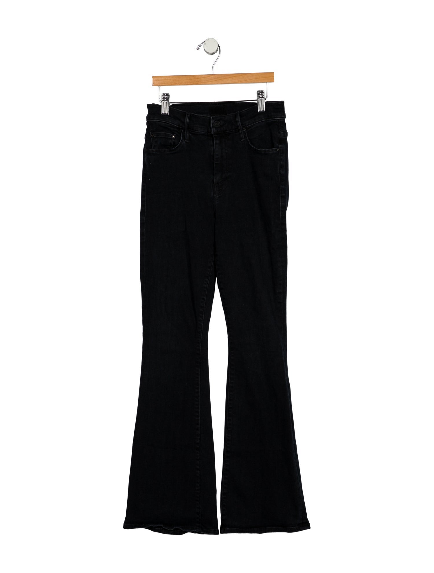 Mother Mid-Rise Wide Leg Jeans