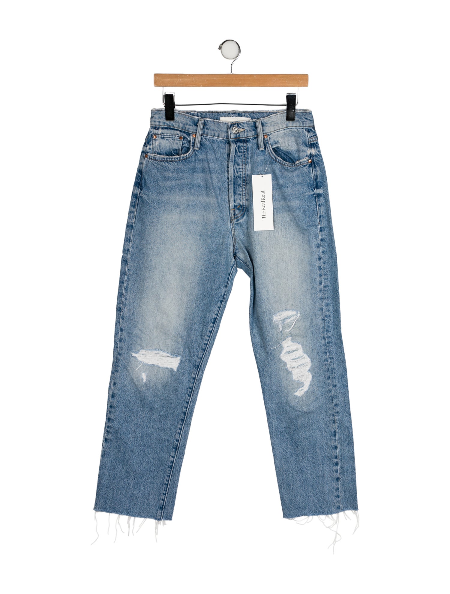 Mother High-Rise Straight Leg Jeans