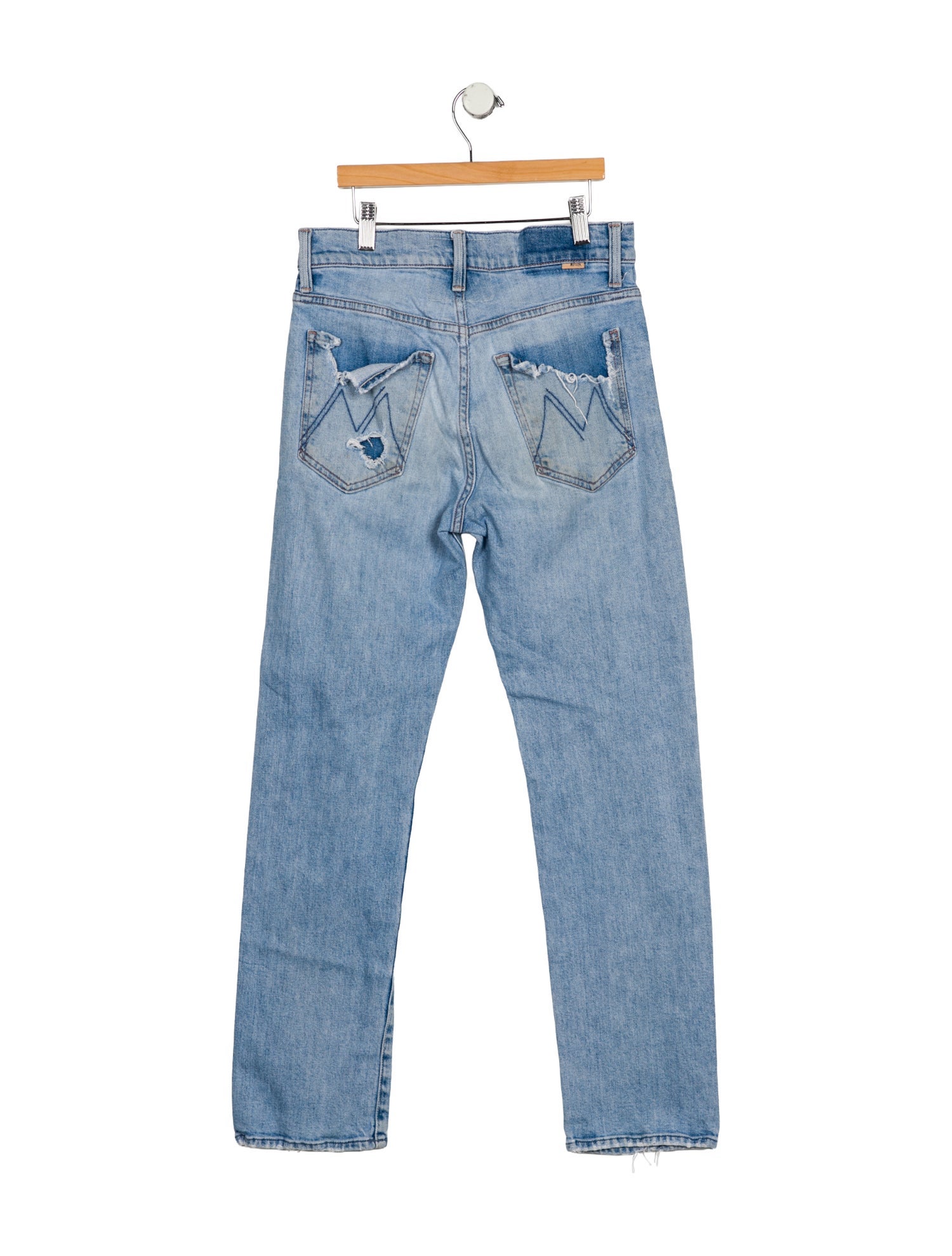 Mother Mid-Rise Skinny Leg Jeans
