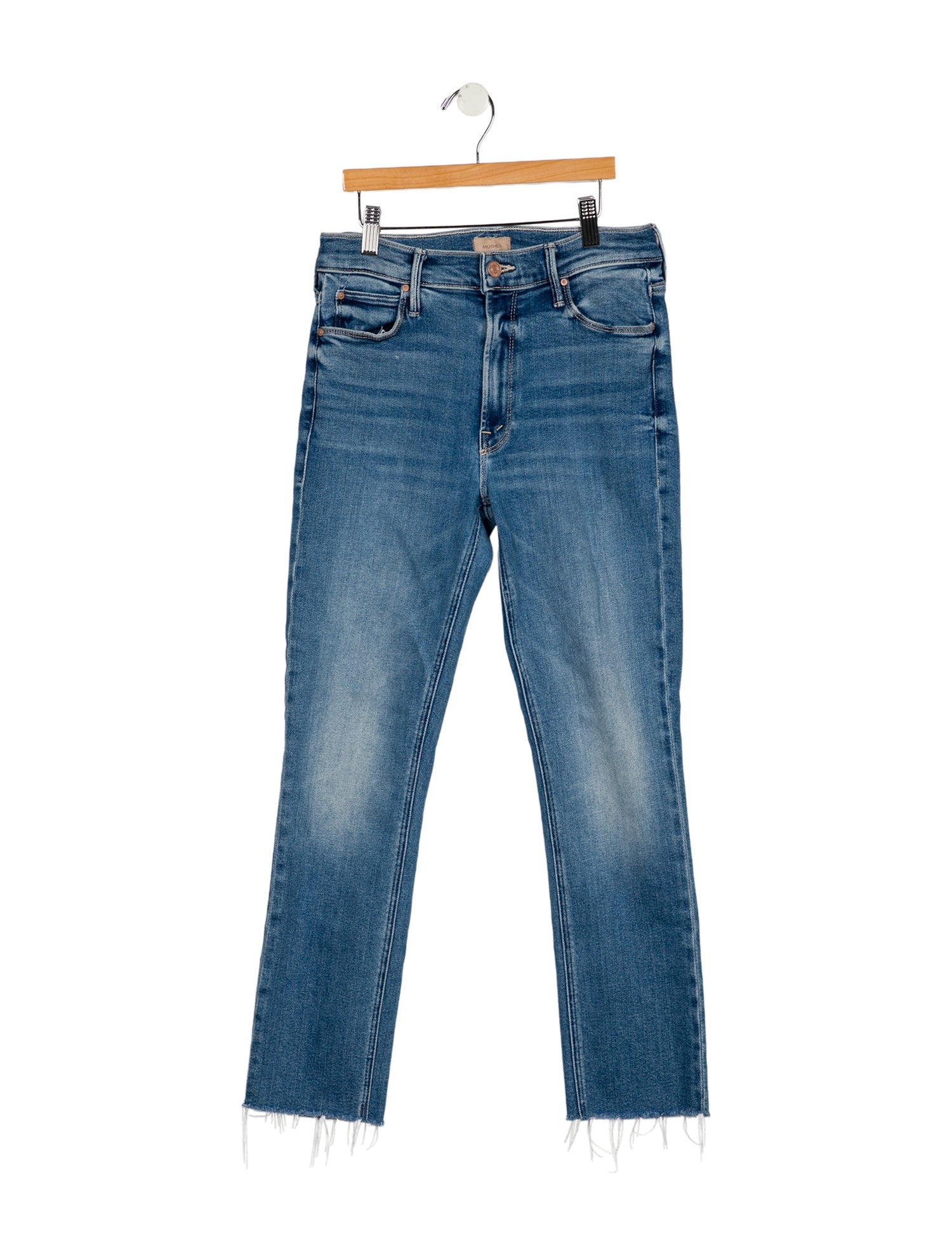 Mother Mid-Rise Skinny Leg Jeans