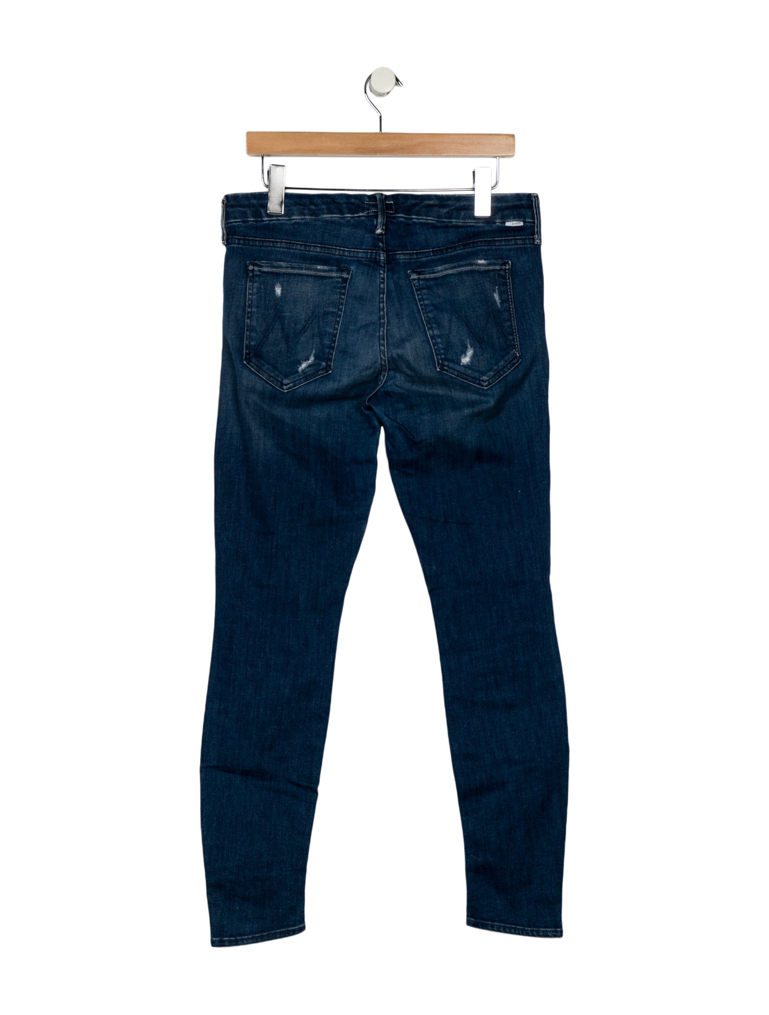 Mother Mid-Rise Skinny Leg Jeans