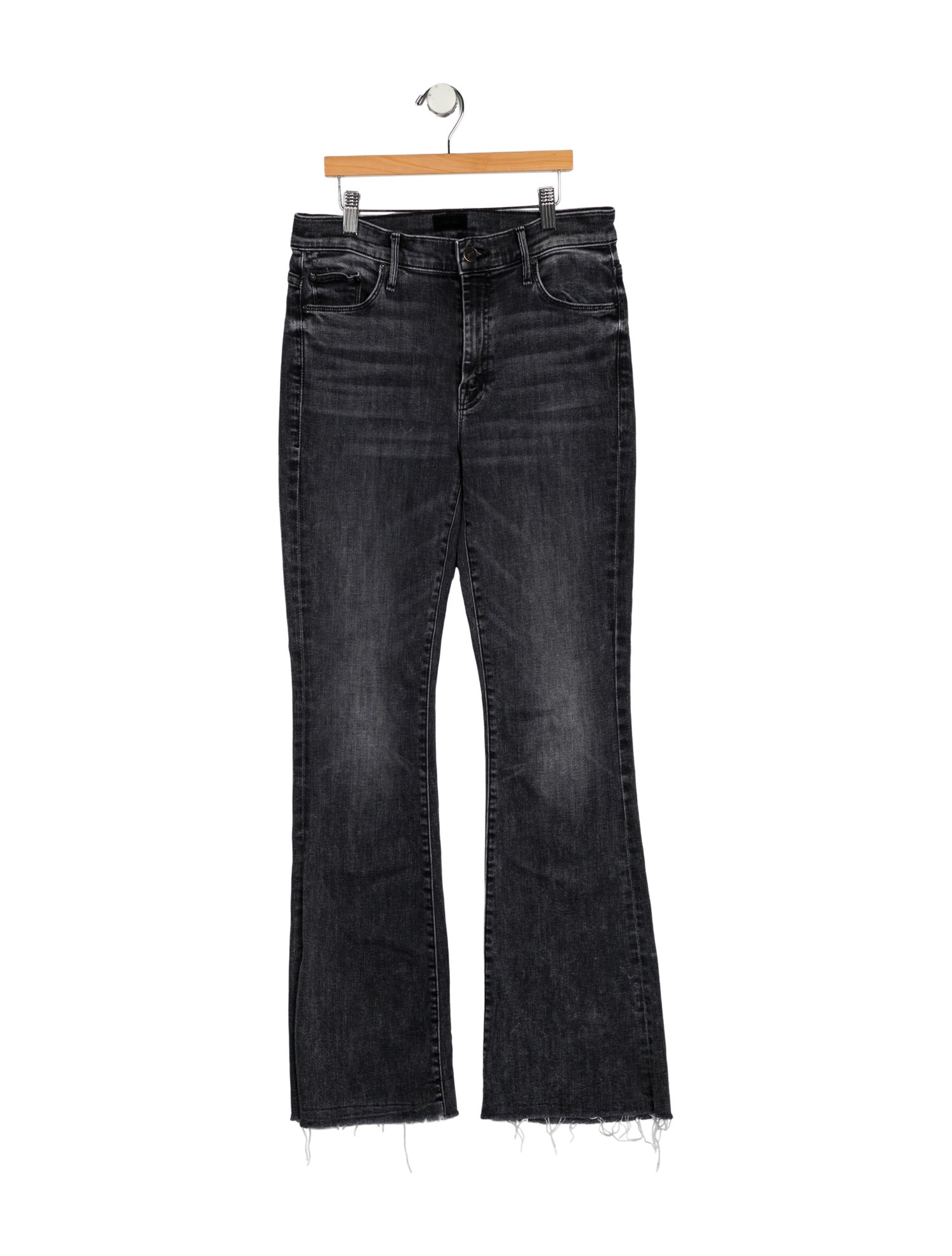 Mother Mid-Rise Wide Leg Jeans