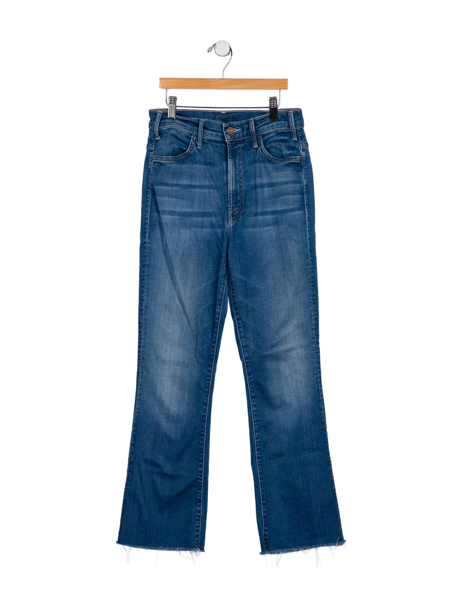 Mother High-Rise Straight Leg Jeans