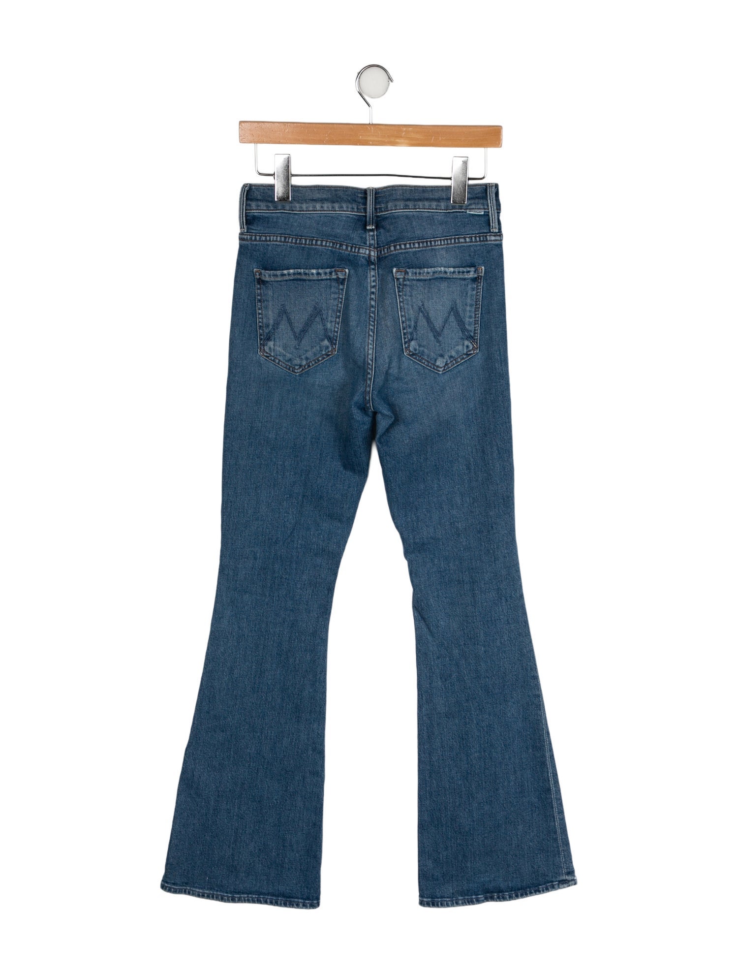 Mother Mid-Rise Wide Leg Jeans
