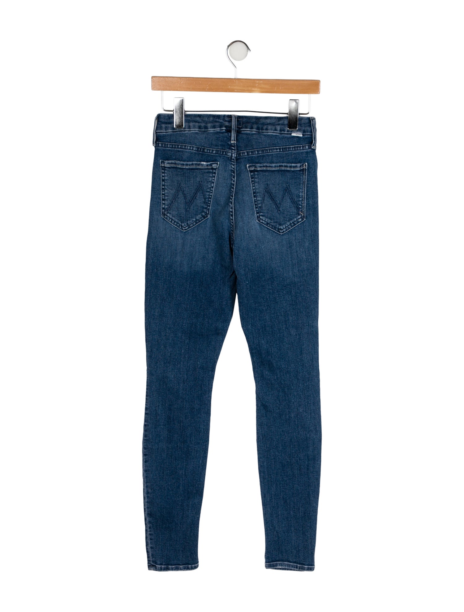 Mother Mid-Rise Skinny Leg Jeans