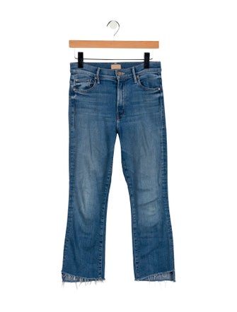 Mother Mid-Rise Straight Leg Jeans