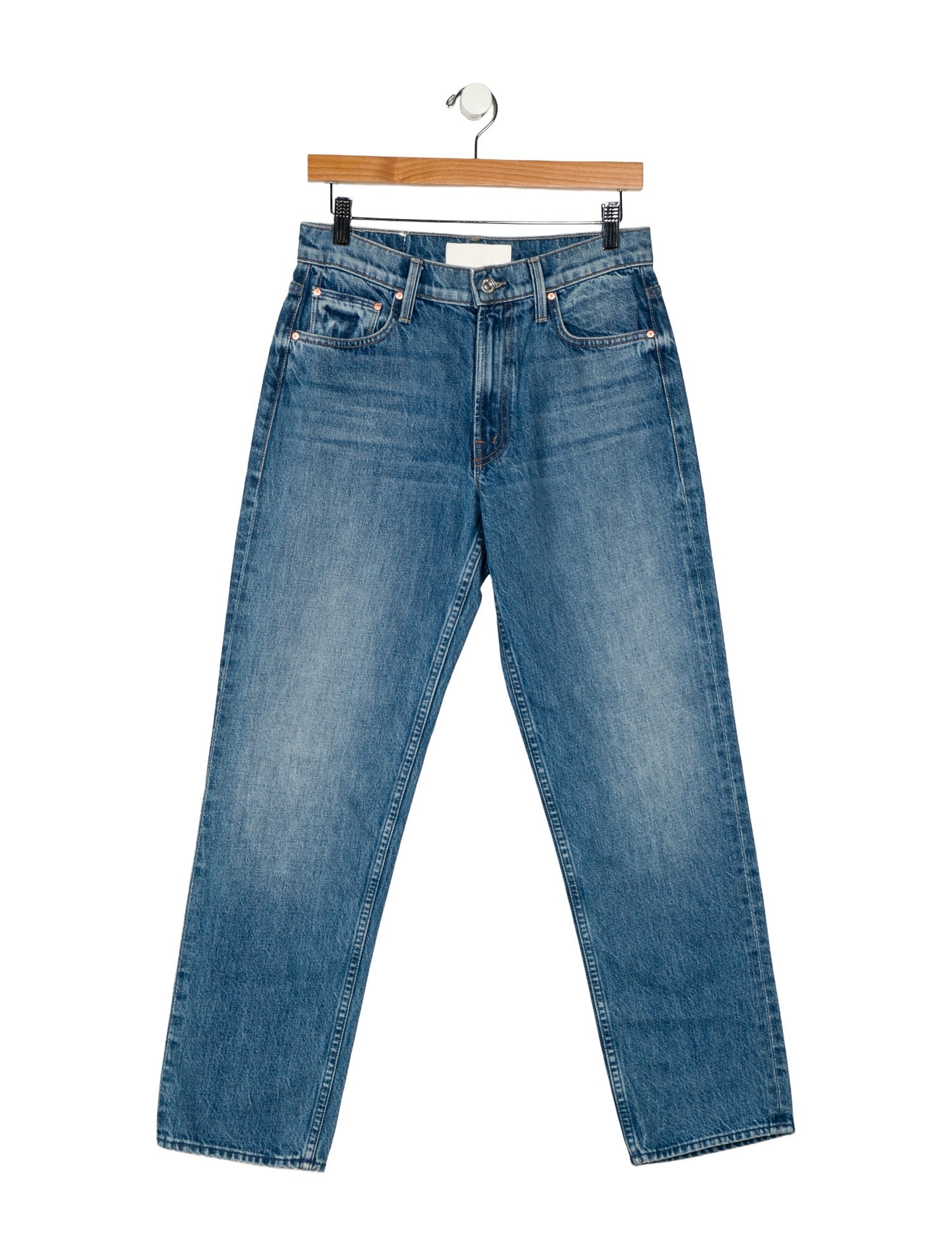 Mother Mid-Rise Skinny Leg Jeans