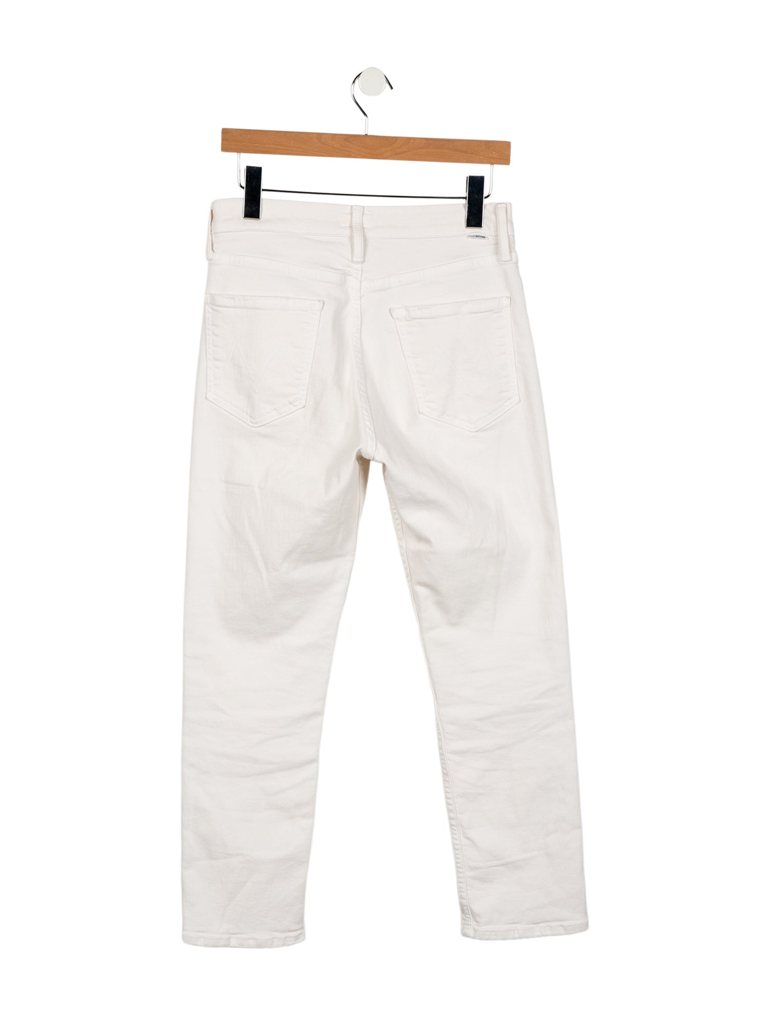Mother Mid-Rise Straight Leg Jeans