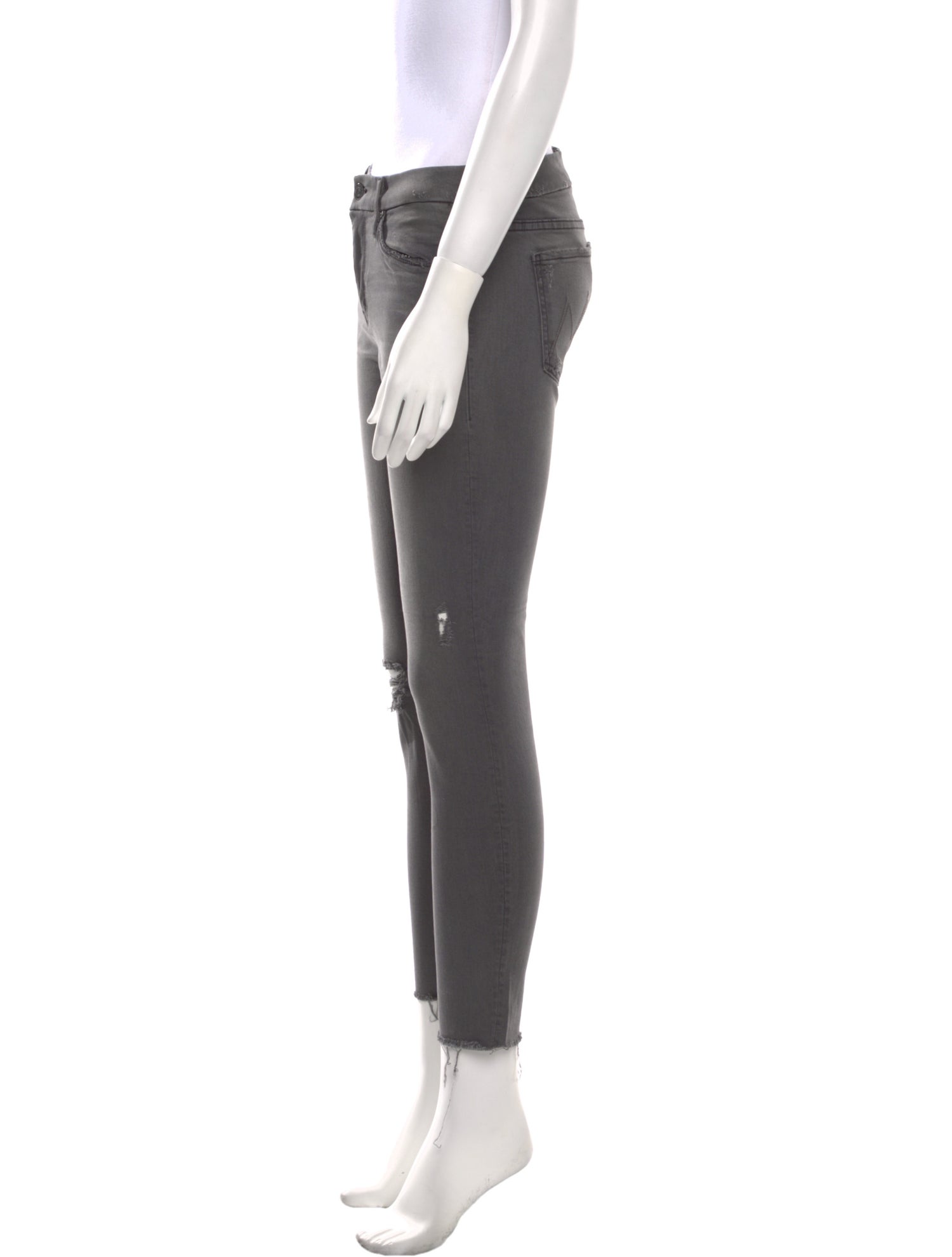 Mother Mid-Rise Skinny Leg Jeans