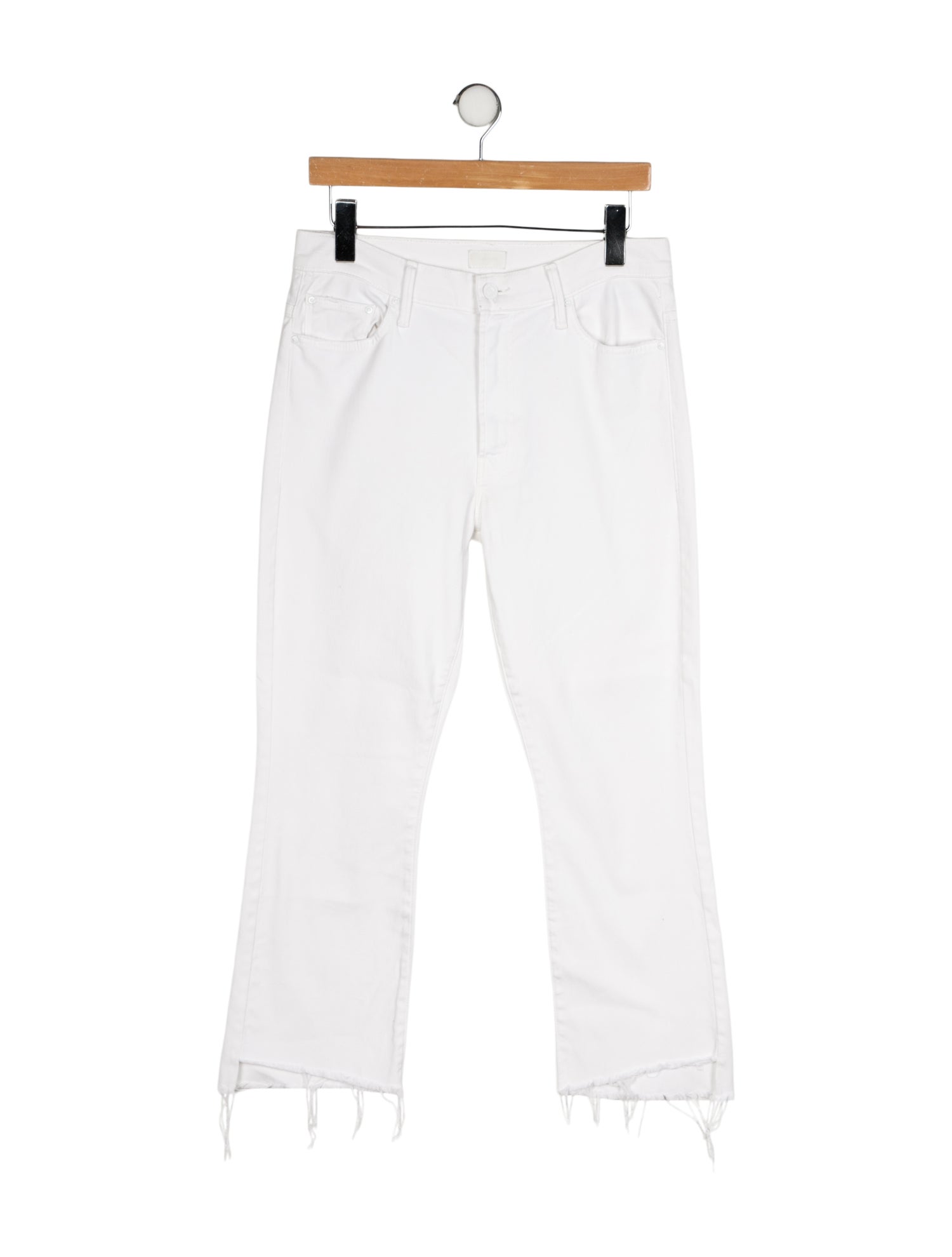 Mother Mid-Rise Straight Leg Jeans