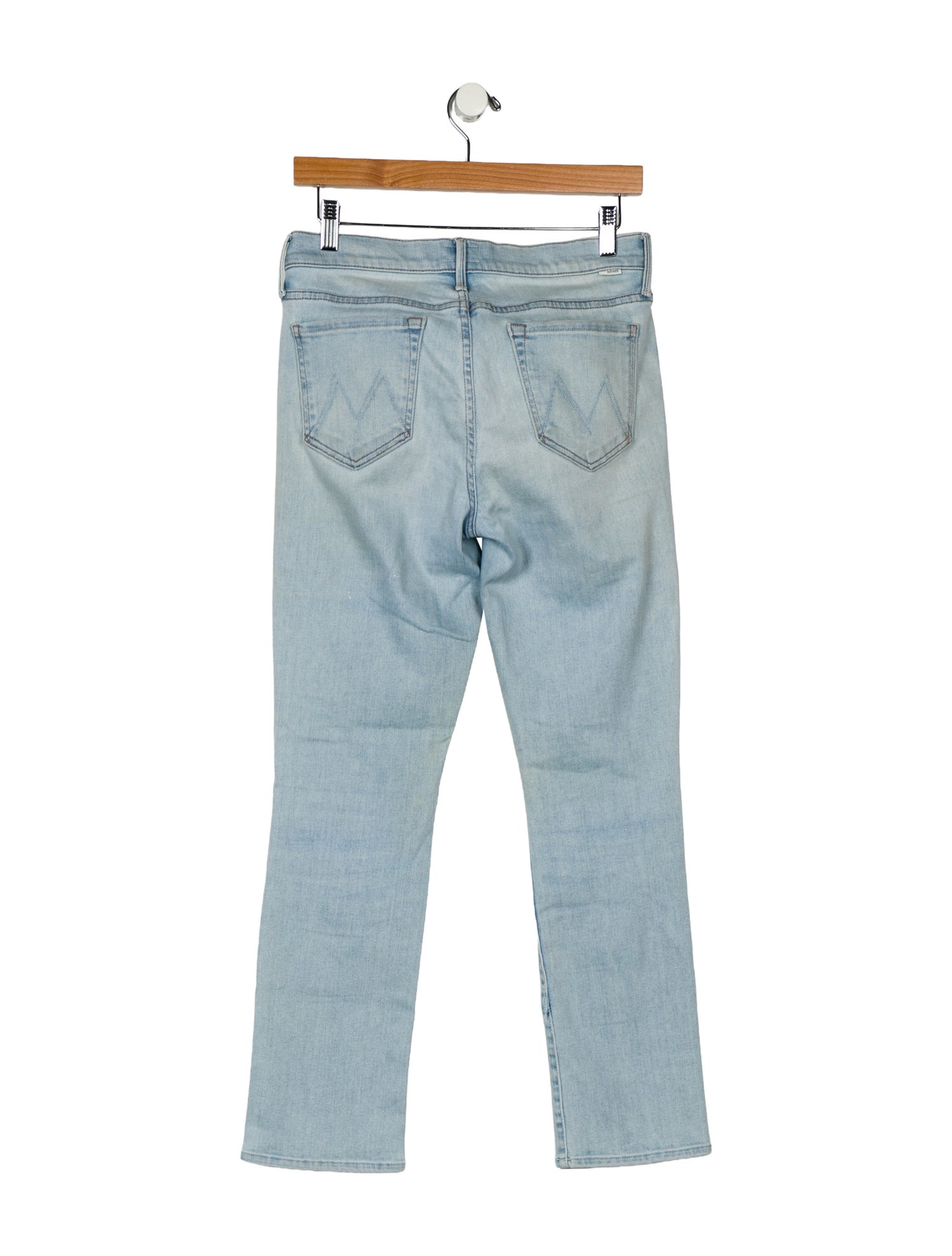 Mother High-Rise Straight Leg Jeans