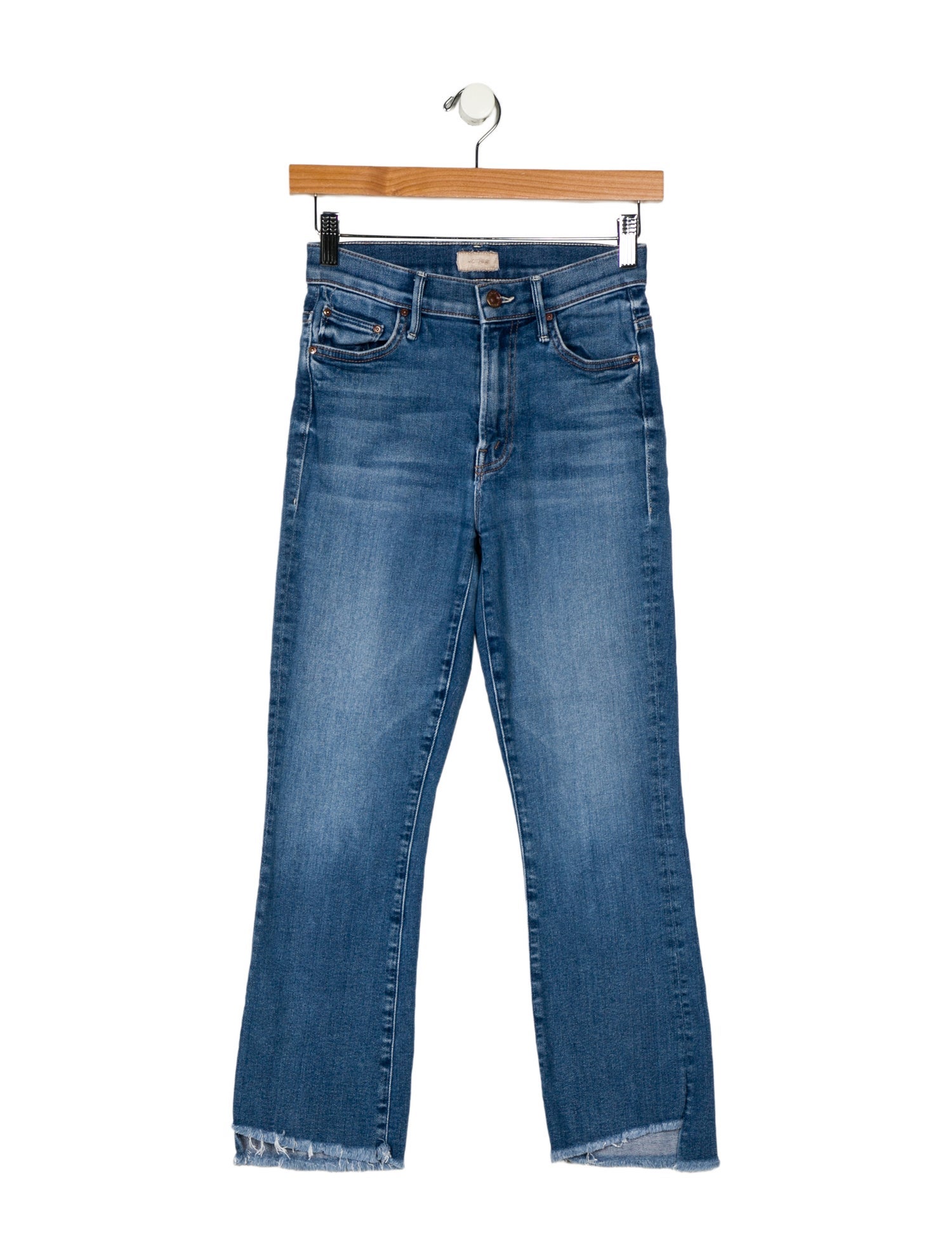 Mother Mid-Rise Skinny Leg Jeans