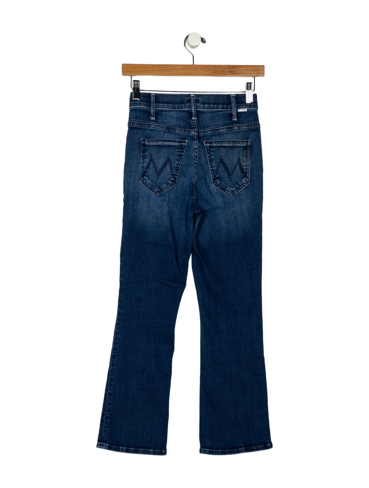Mother Mid-Rise Straight Leg Jeans