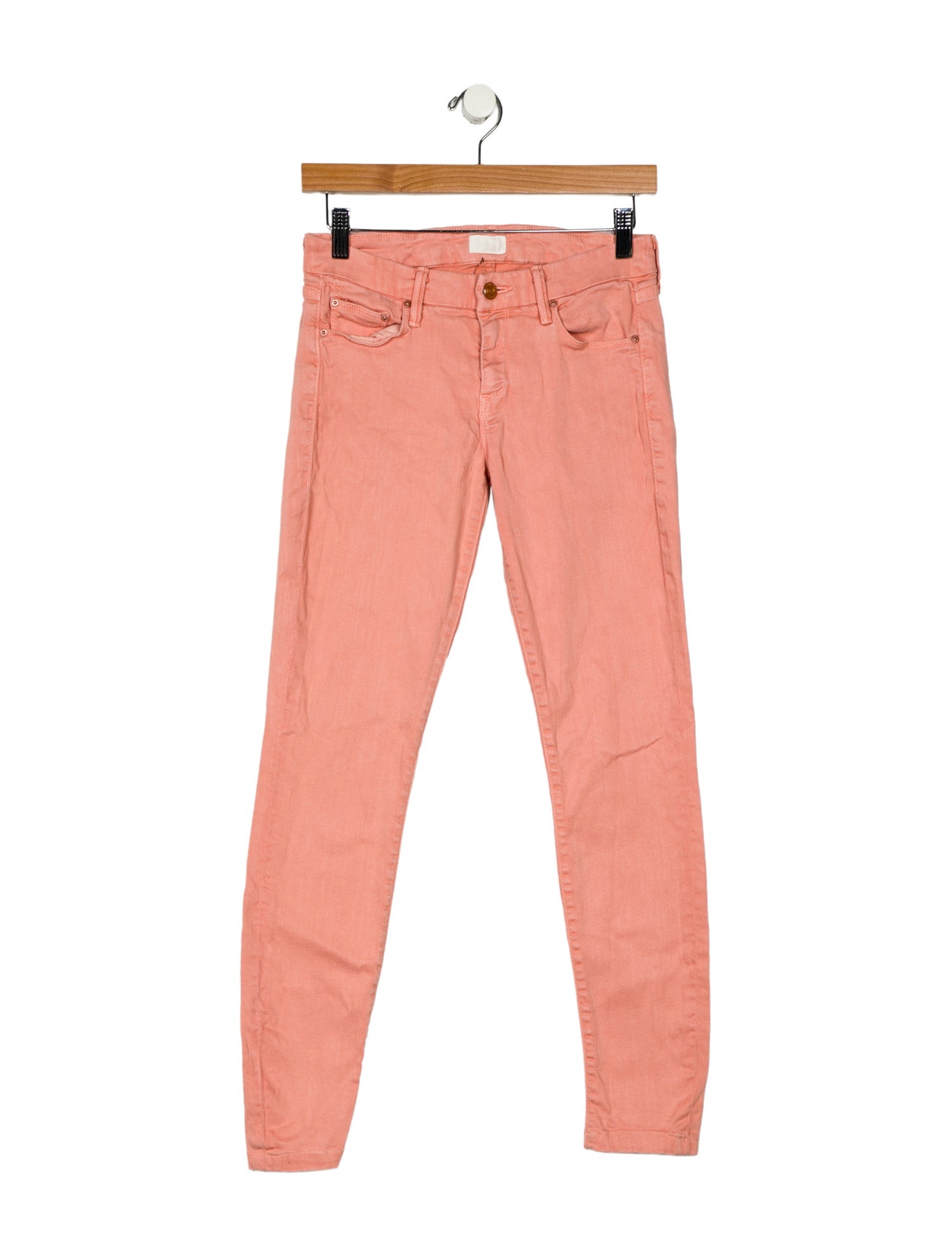 Mother Mid-Rise Skinny Leg Jeans