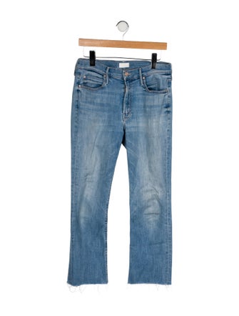 Mother Mid-Rise Straight Leg Jeans