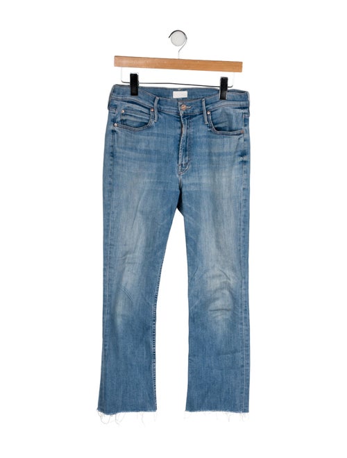 Mother Mid-Rise Straight Leg Jeans