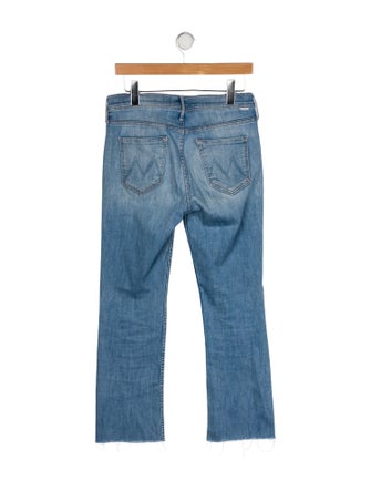 Mother Mid-Rise Straight Leg Jeans