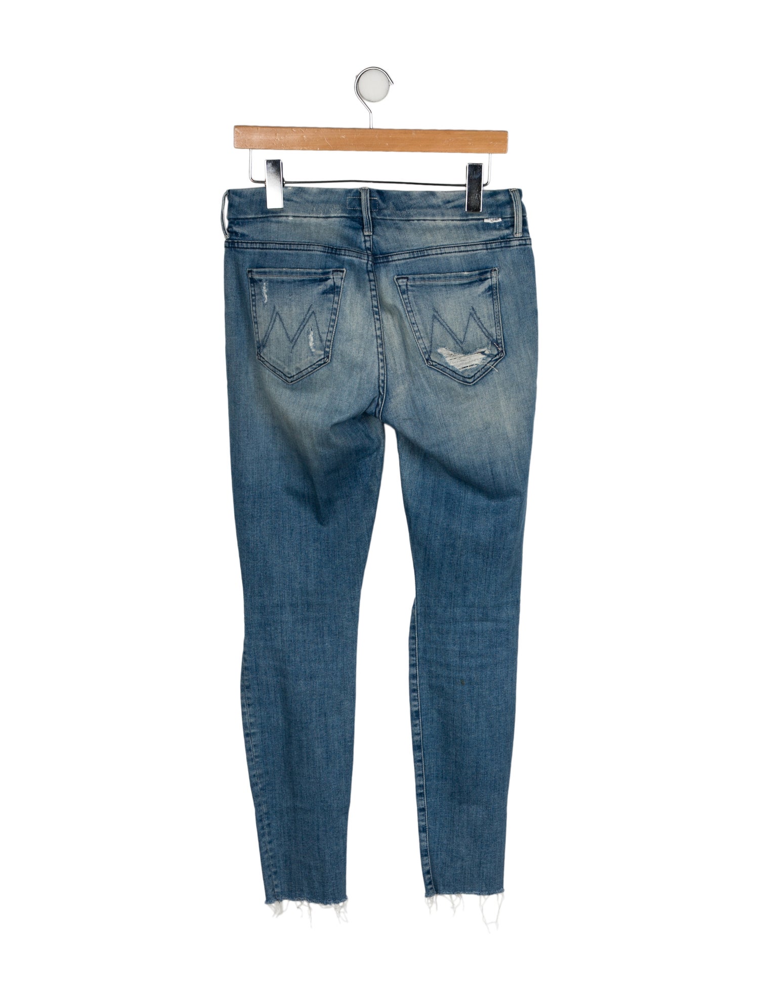 Mother Mid-Rise Skinny Leg Jeans