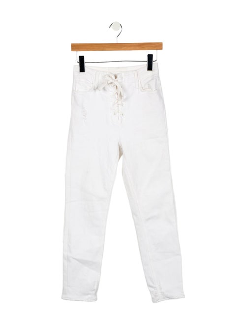 Mother High-Rise Straight Leg Jeans
