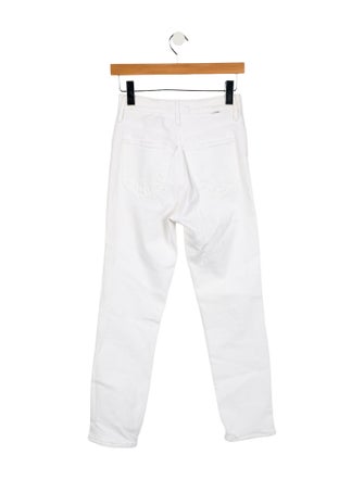 Mother High-Rise Straight Leg Jeans
