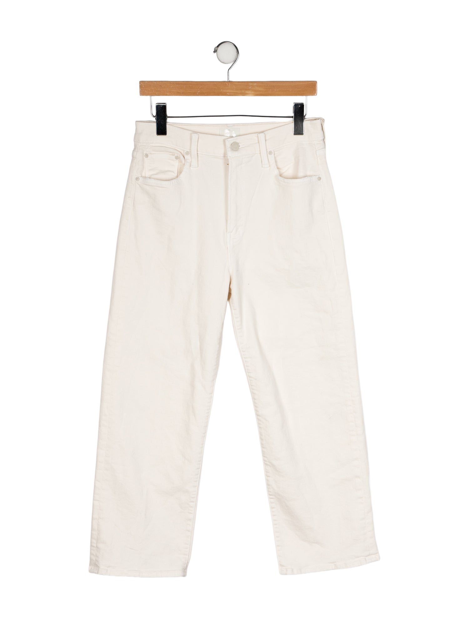 Mother Mid-Rise Wide Leg Jeans