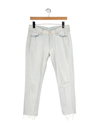 Mother Mid-Rise Skinny Leg Jeans