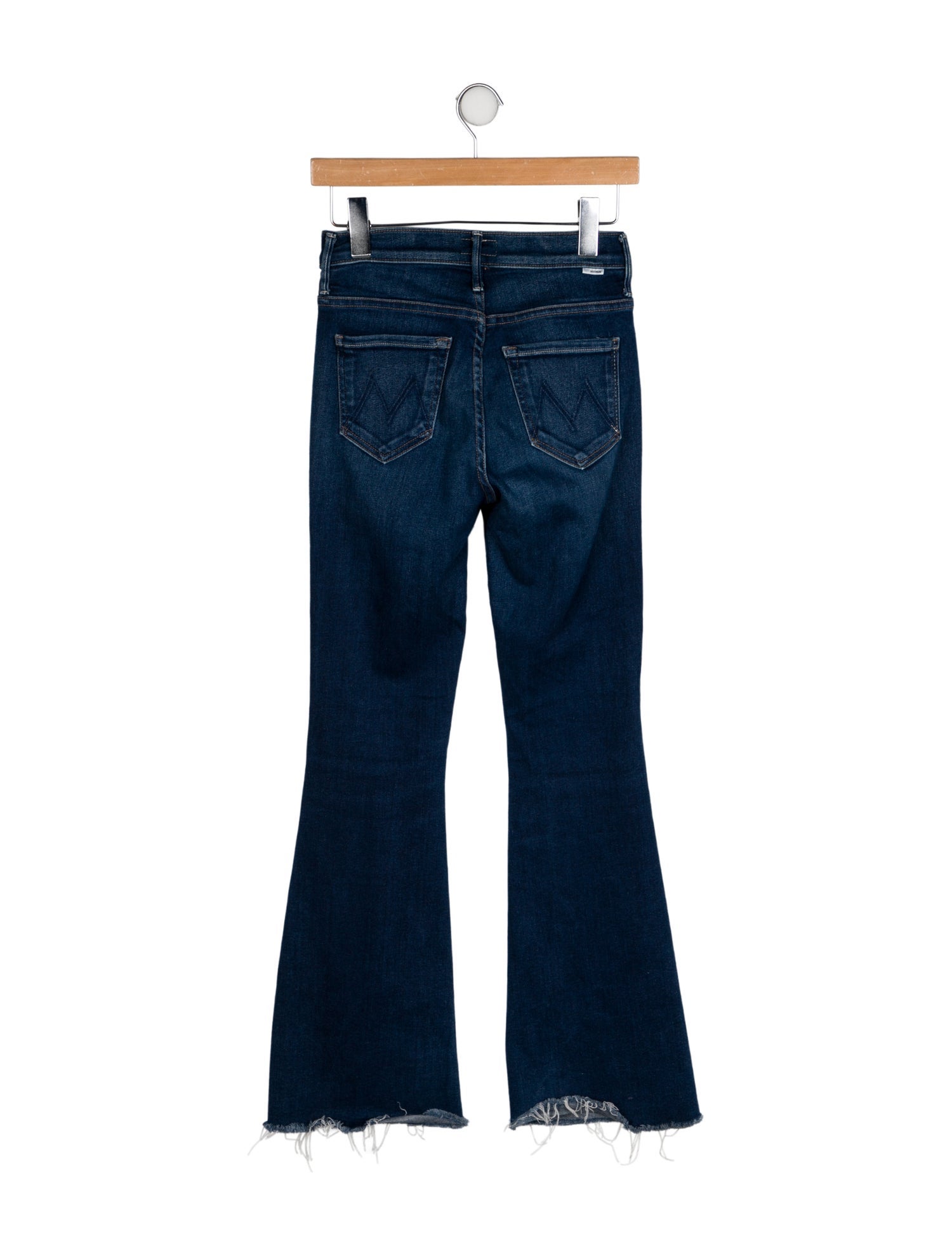Mother Mid-Rise Wide Leg Jeans