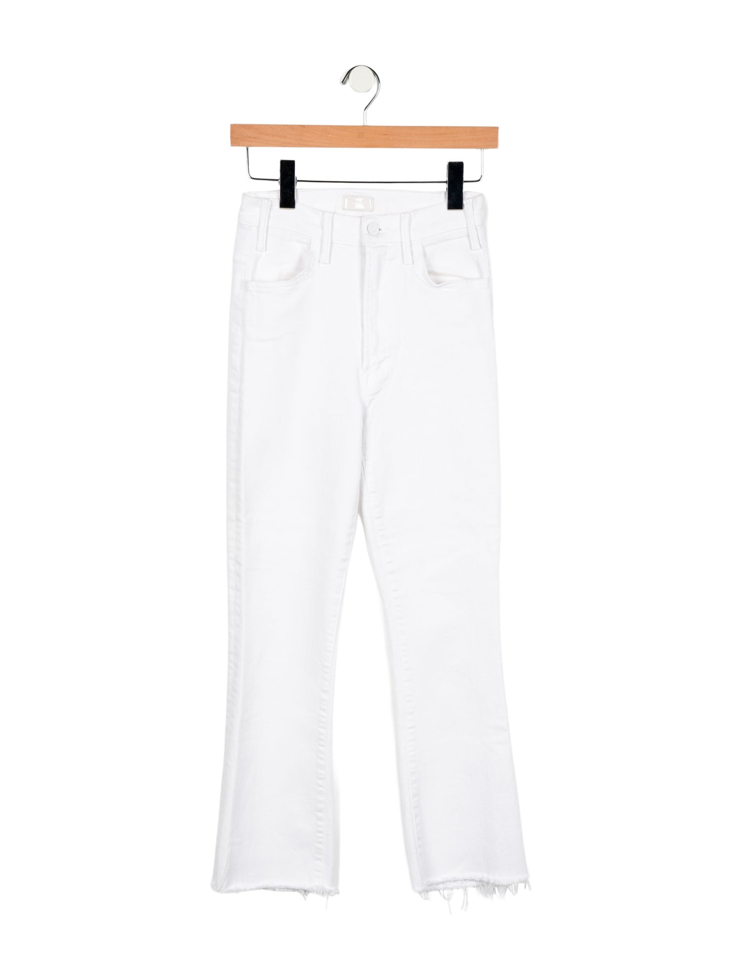 Mother Mid-Rise Straight Leg Jeans