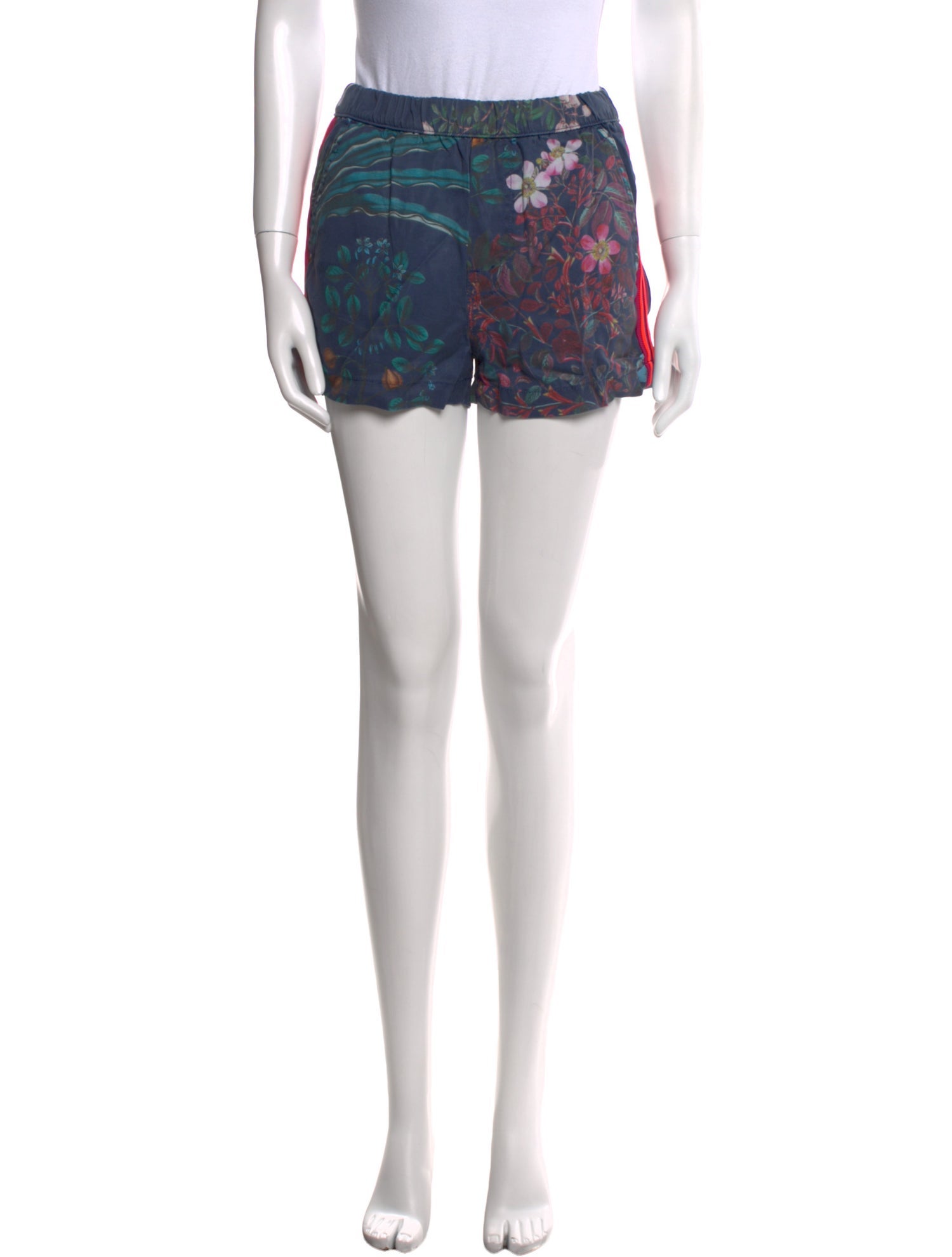 Mother Floral Print Mini Shorts